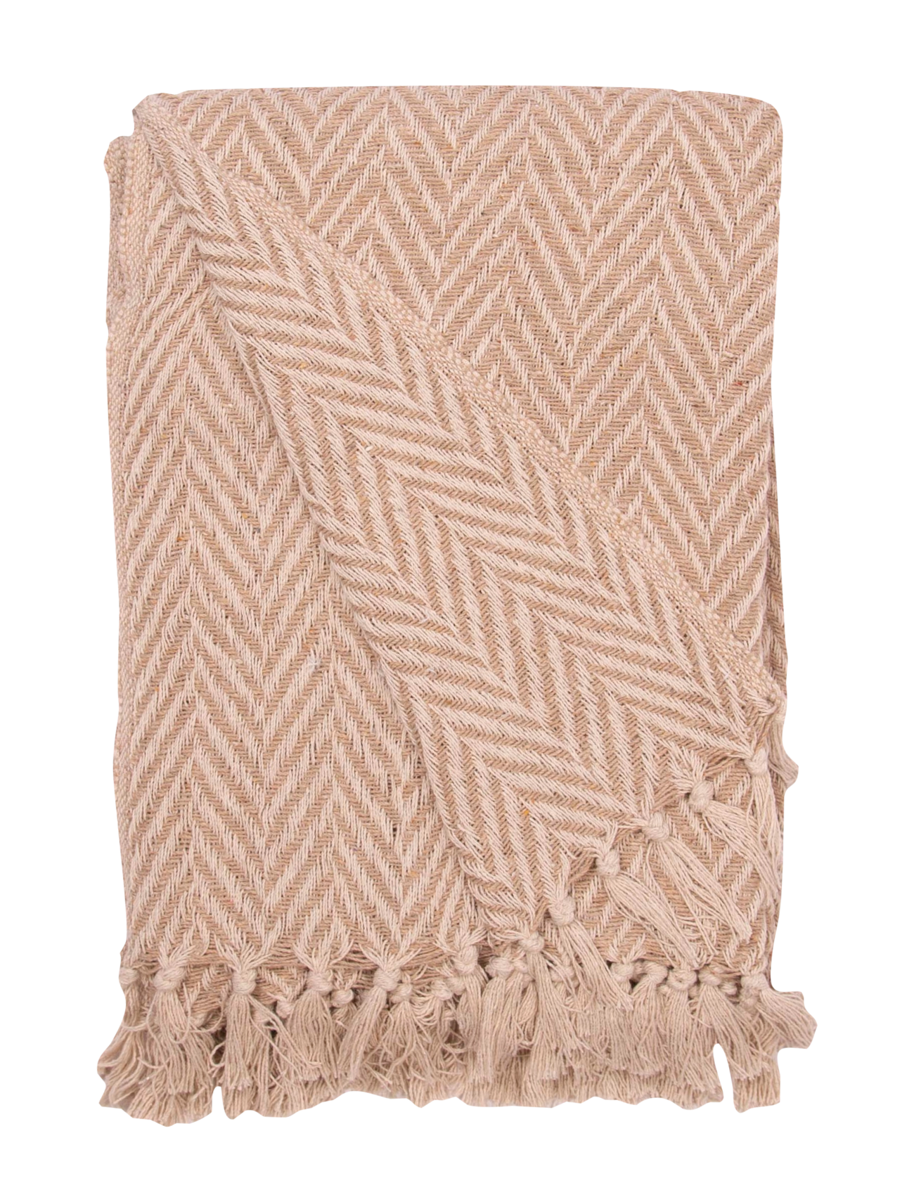 Au Maison Throw, 130X180 cm, Cushions & Blankets, Beige - Blankets Throws, Homeware