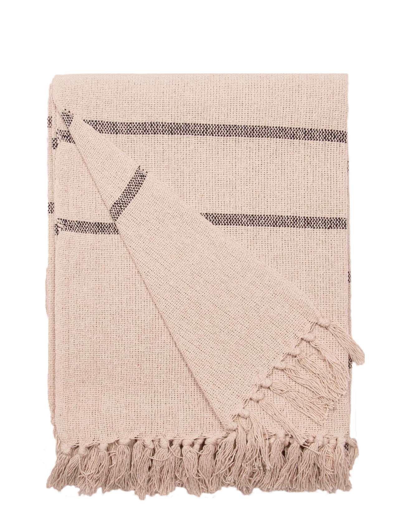 Au Maison Throw, 130X180 cm, Cushions & Blankets, Beige - Blankets Throws, Homeware