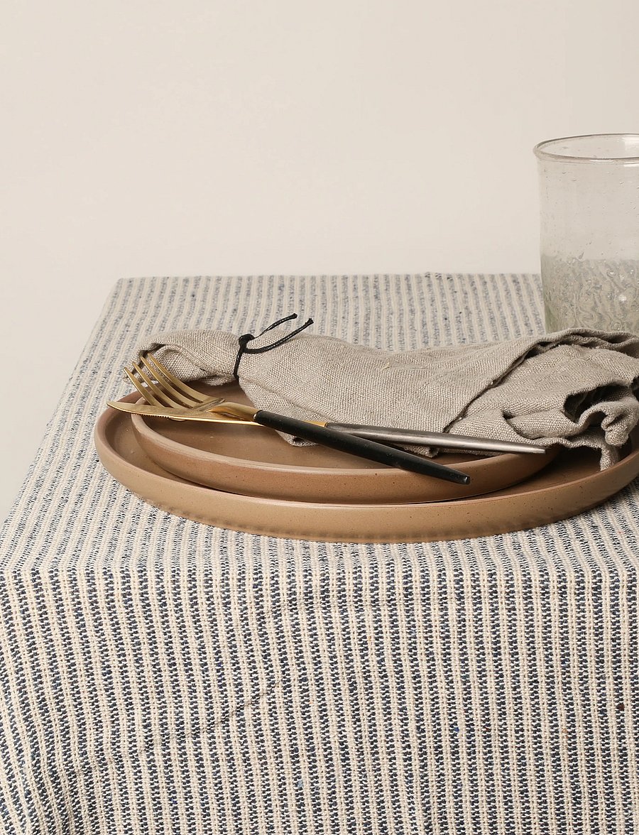 Au Maison - Throw - madalaimad hinnad - natural/dark blue - 1