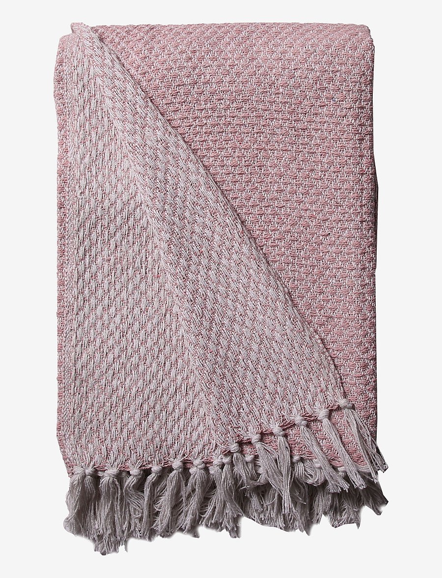 Au Maison - Throws Nets - pleedid - dusty rose/white - 0