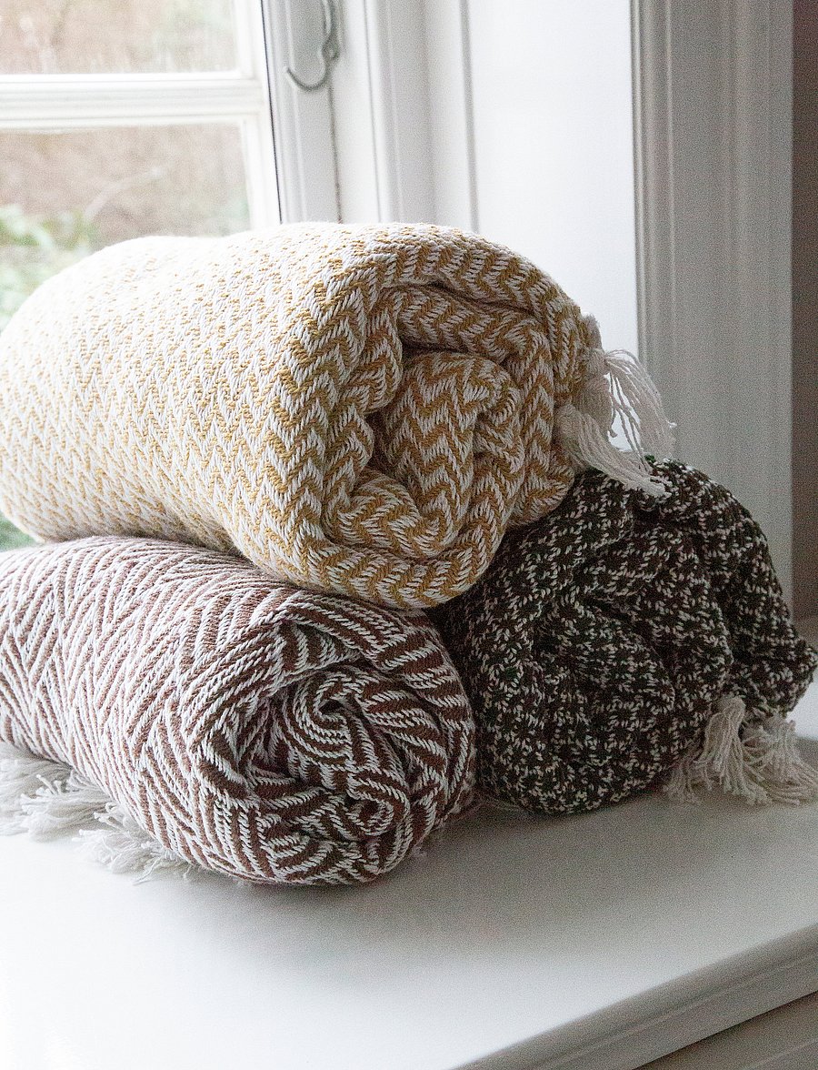 Au Maison - Throws-Nets - decken - olive - 0