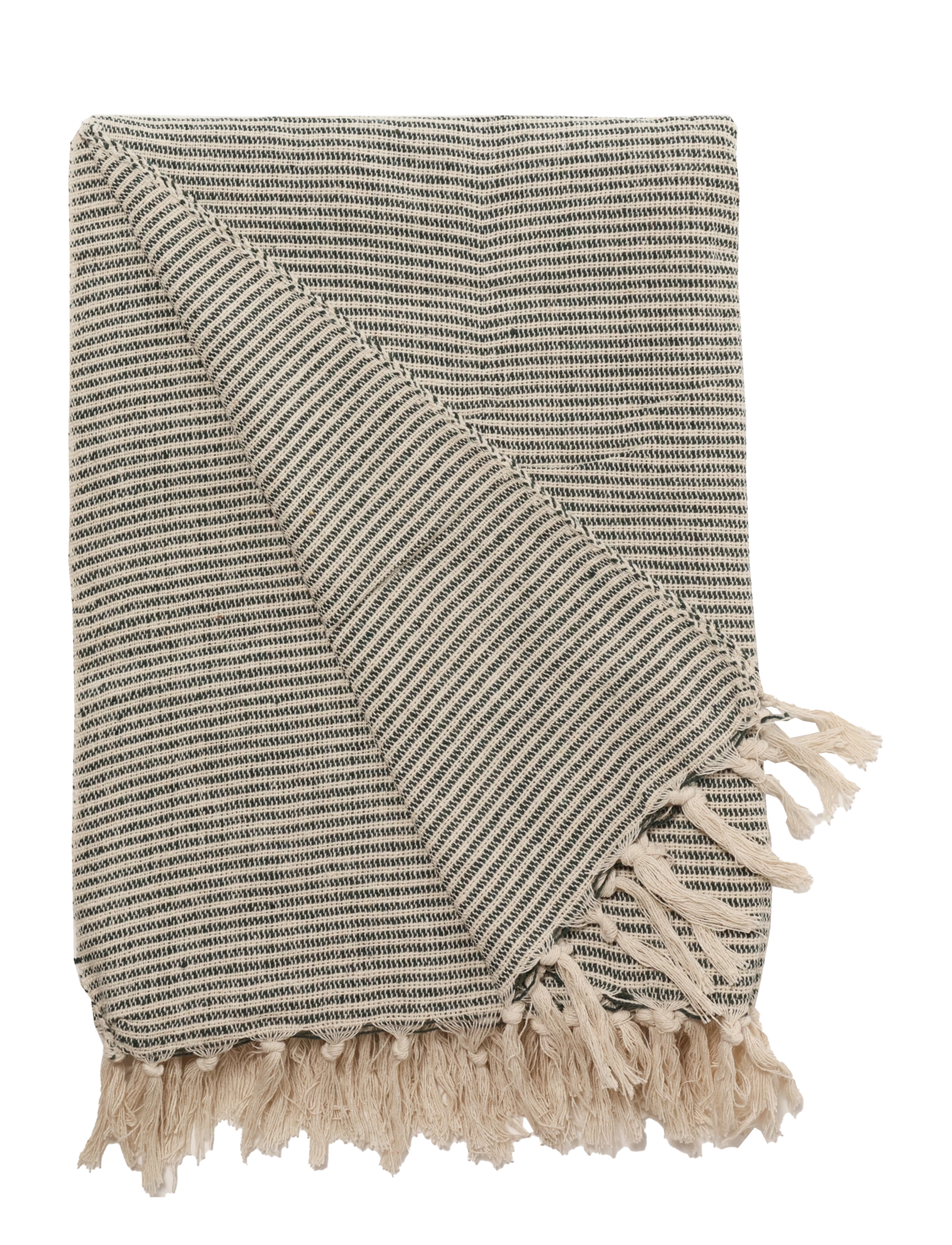 Au Maison Throw, 130X180 cm, Cushions & Blankets, Grün - Blankets Throws, Homeware