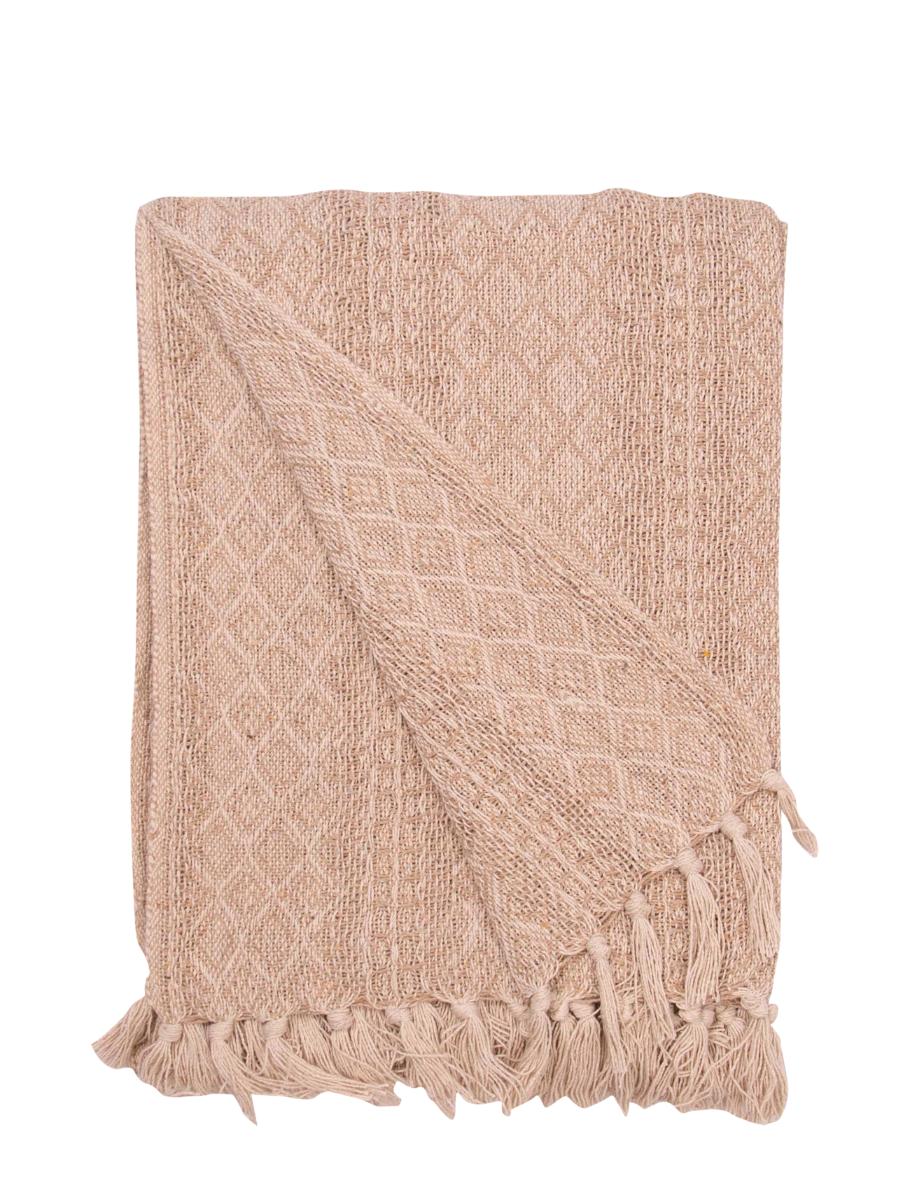 Au Maison Throw, 130X180 cm, Cushions & Blankets, Beige - Blankets Throws, Homeware