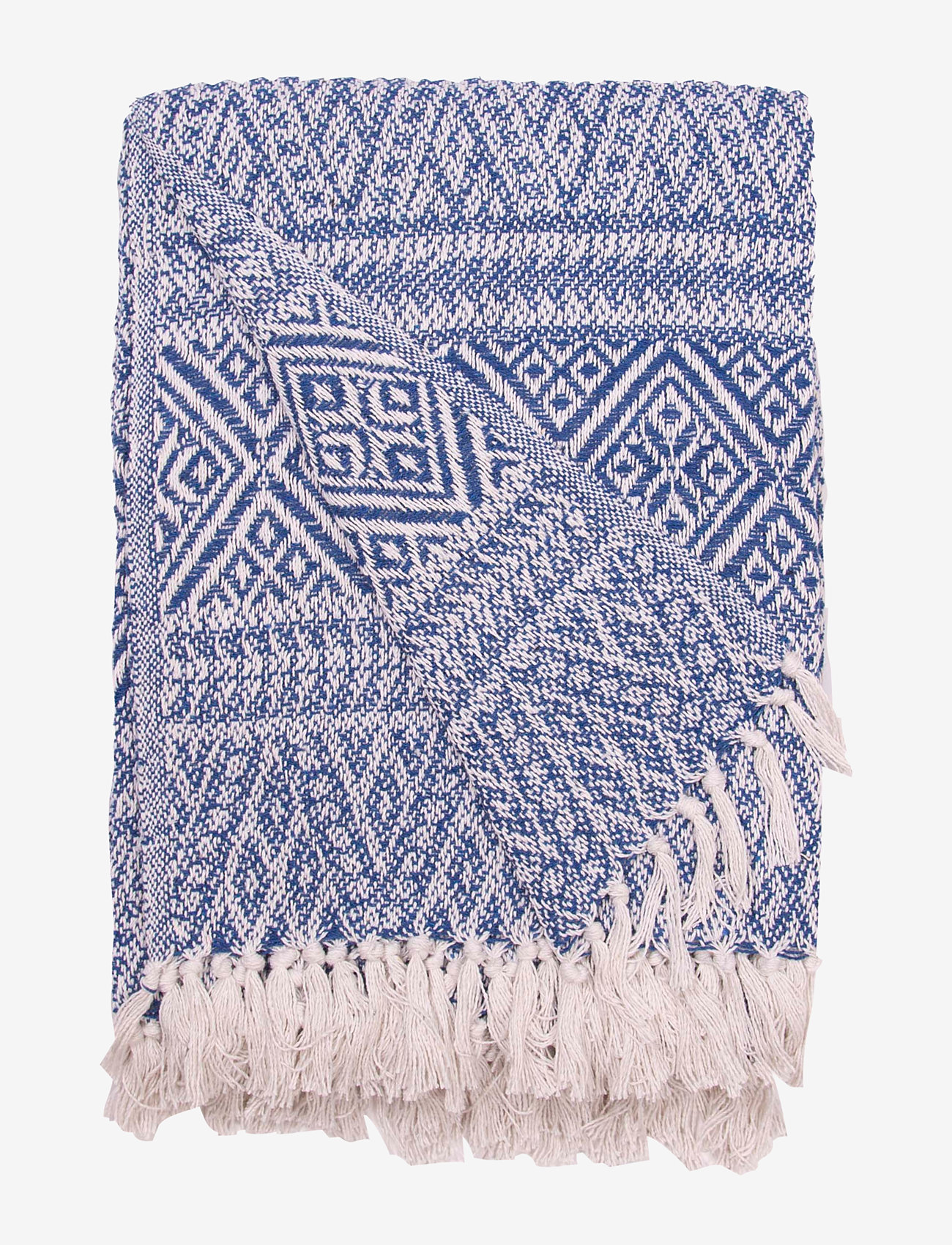 Au Maison Throw, 130X180 cm, Cushions & Blankets, Blau - Blankets Throws, Homeware