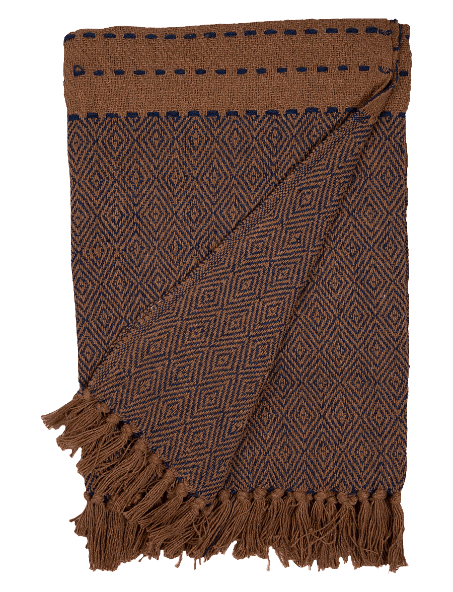 Au Maison - Throw - pleedid - blue/beige - 0