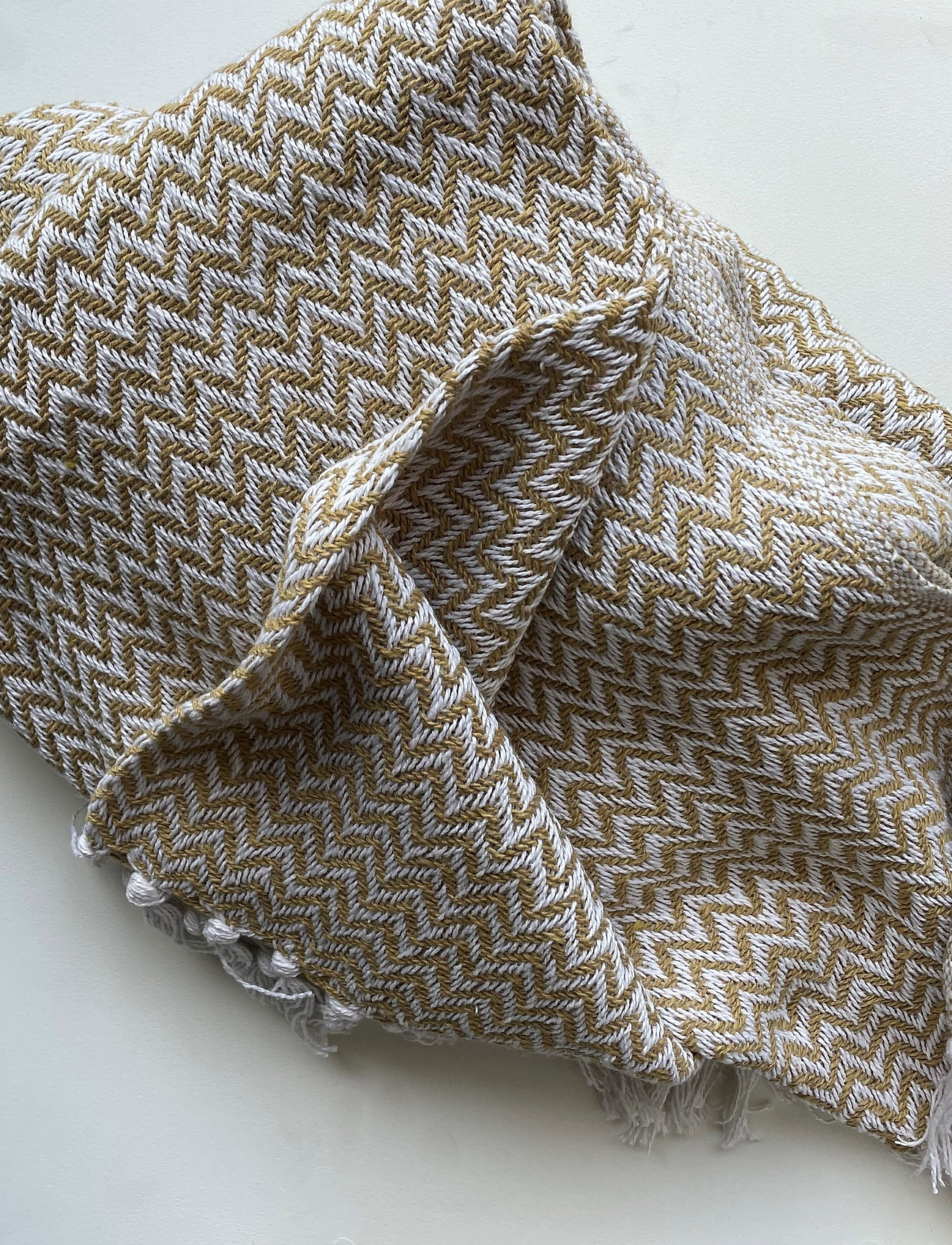 Au Maison - Throws-Edge - laagste prijzen - mustard - 3