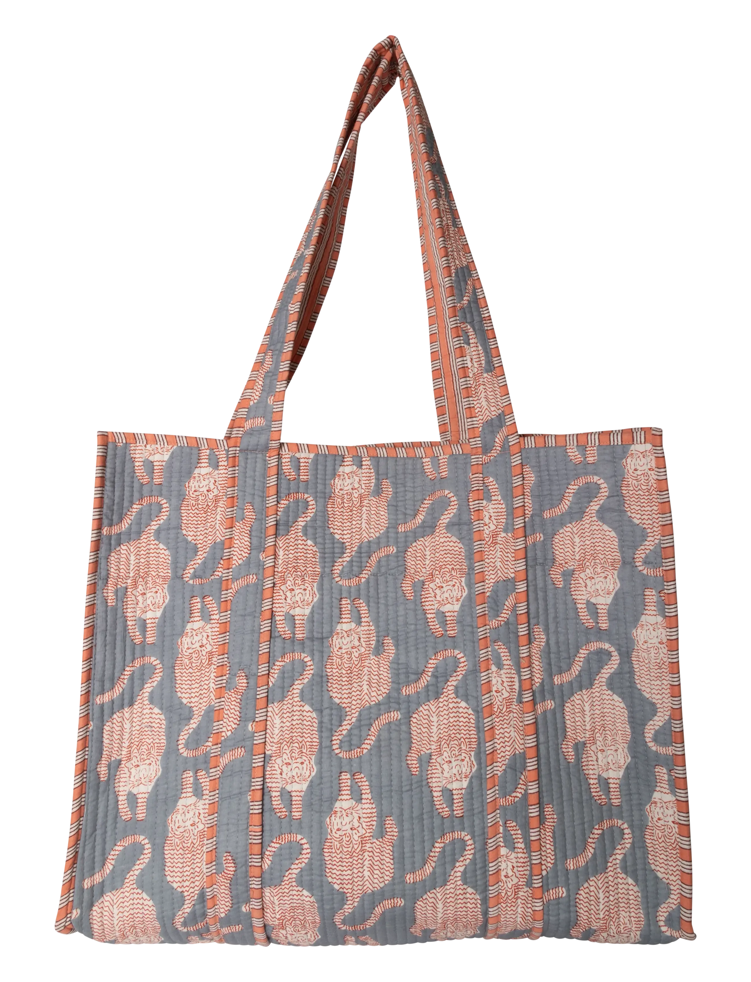 Au Maison Quilted Taske, 38X46X17 cm, Multi/patterned, Tasker > Totes, Dame