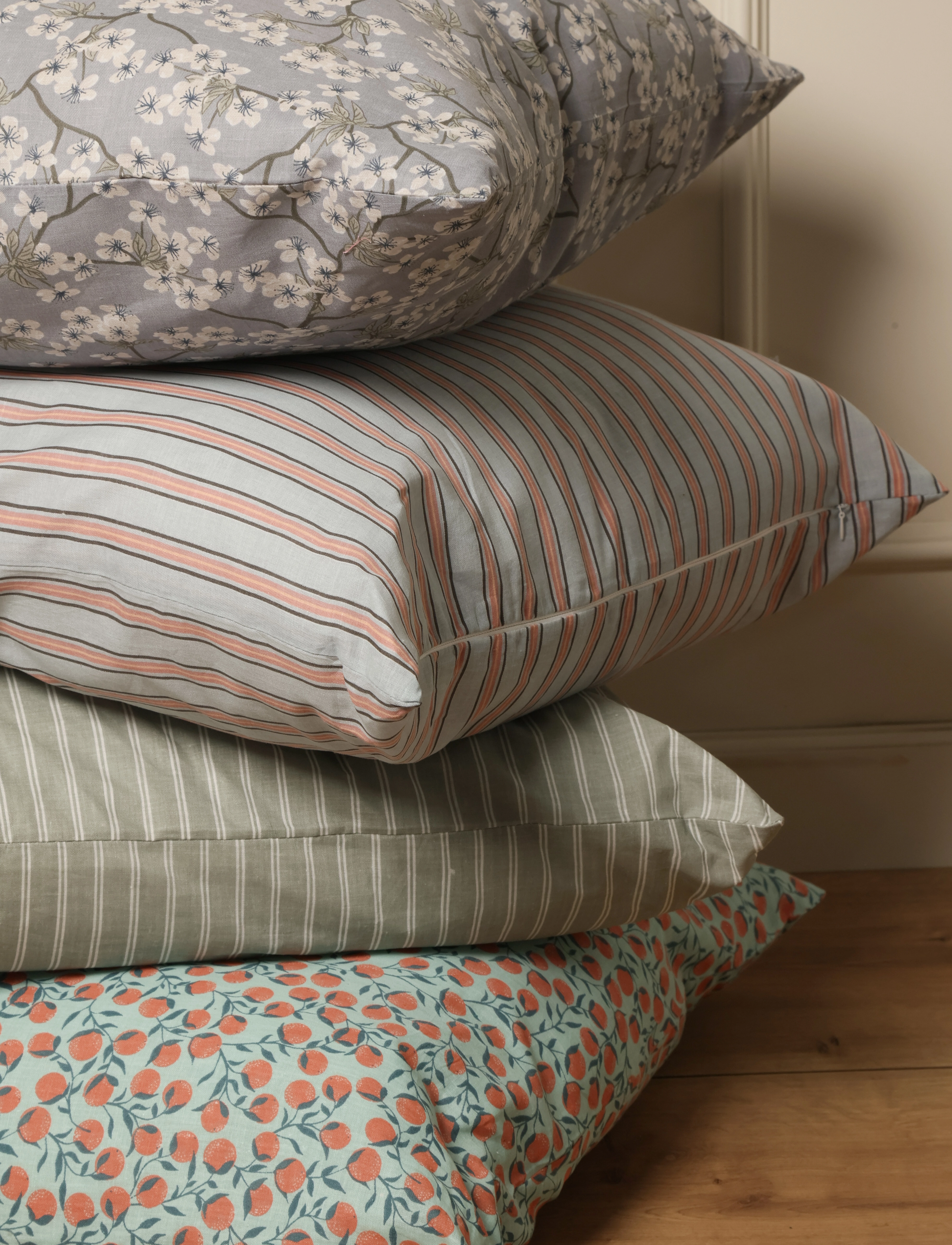 Au Maison Cushion W/Filling, 50X50 cm, Cushions & Blankets, Blau - Cushions, Homeware