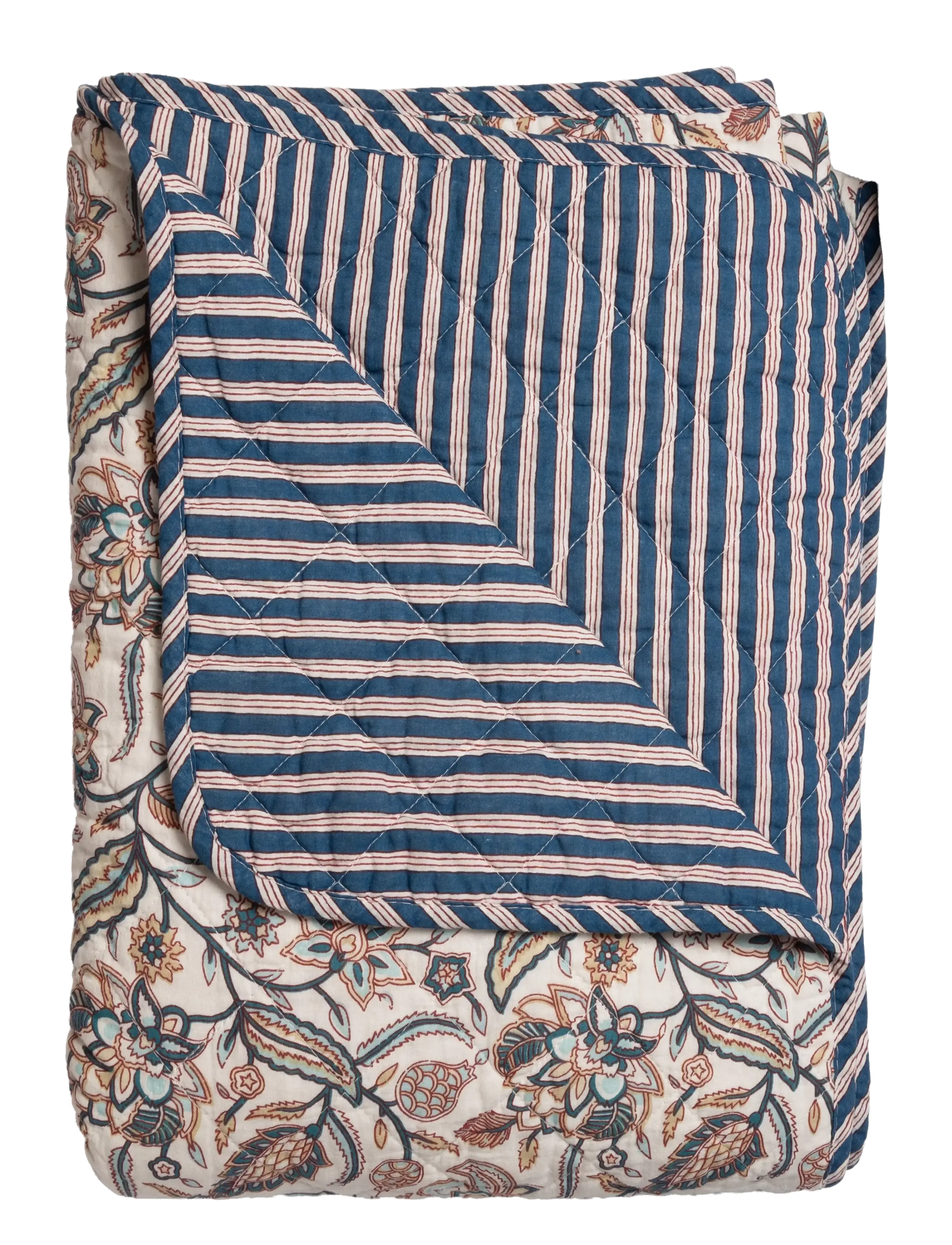 CREME/DARK BLUE