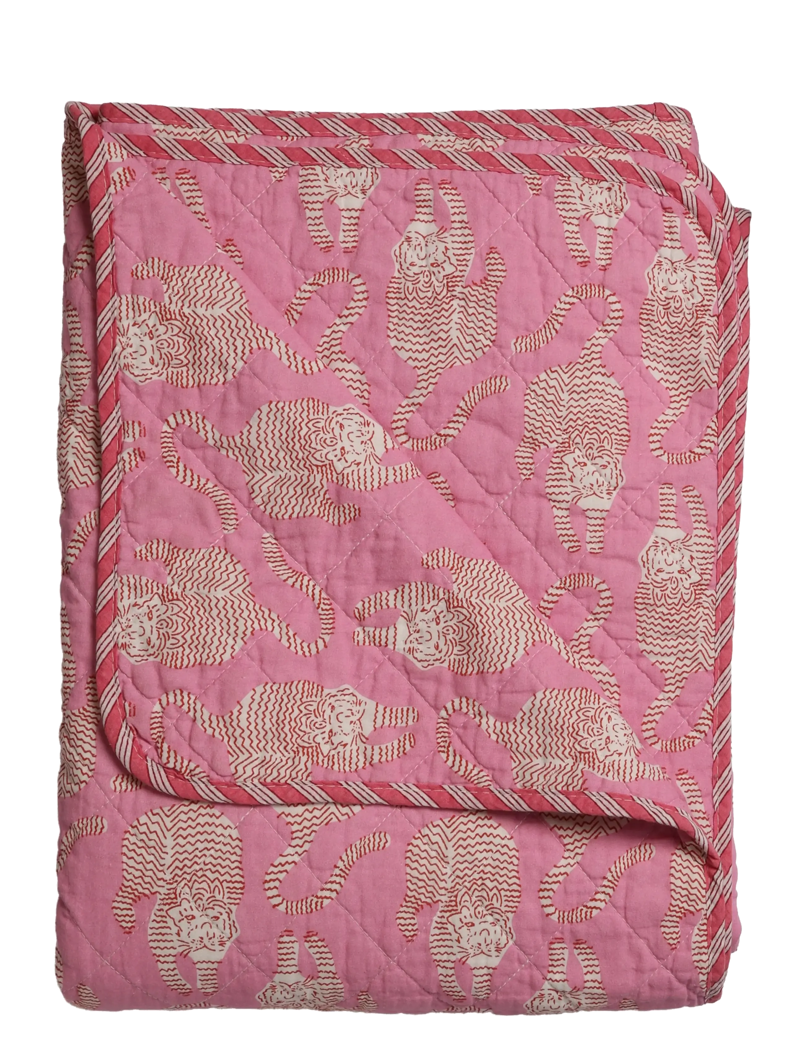 Au Maison - Quilt Ethnic, Tiger-Pink