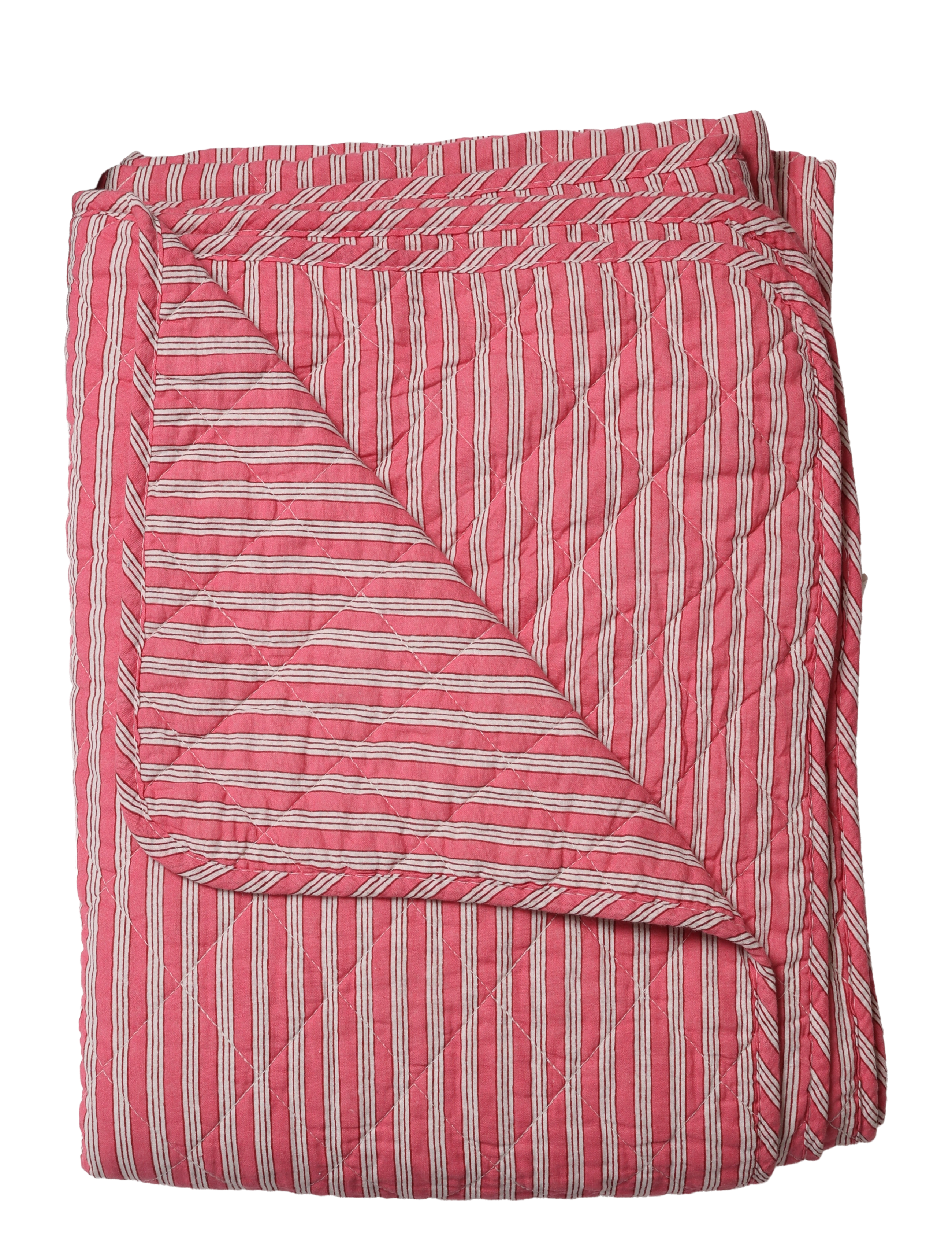 Au Maison Quilt Ethnic, multi stripe-pink, 140x220 cm - E-smaspäev - PINK / pink/rose