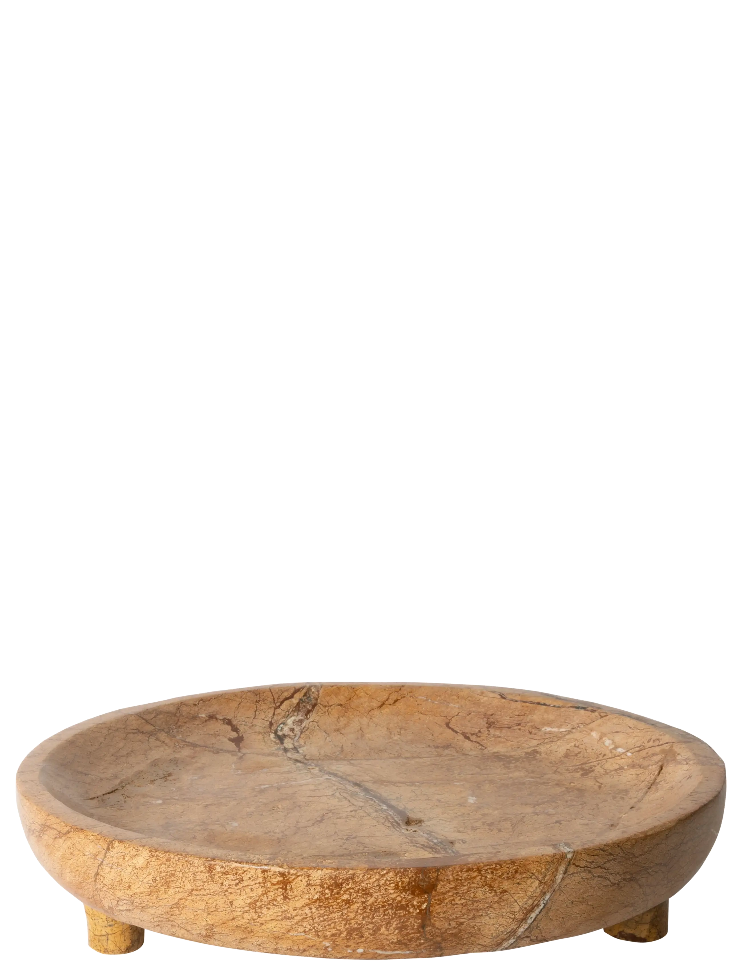 Au Maison Round Serving Bowl, Ø30X4 cm, Decoration, Braun - Decorative Platters, Homeware