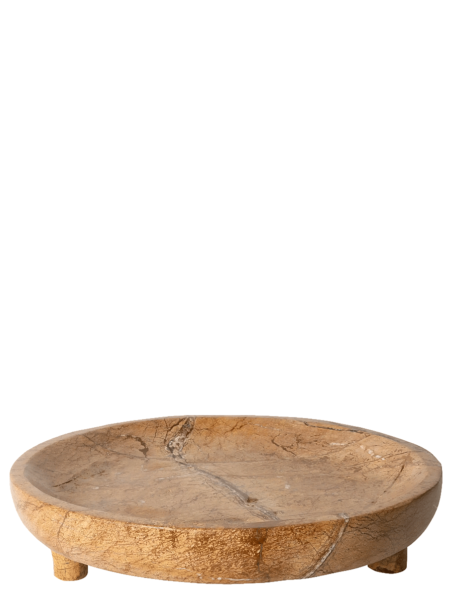Au Maison - Round Serving bowl - dekoratiivsed vaagnad - forest brown - 0