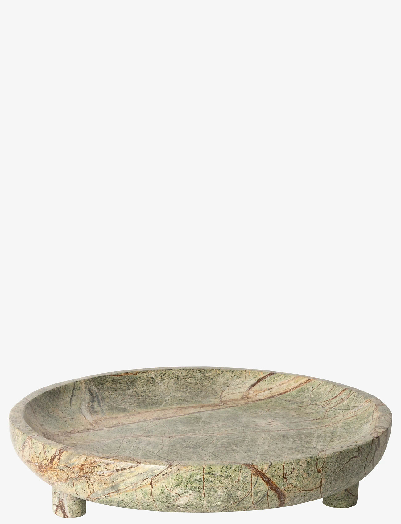 Au Maison - Round Serving bowl - dekorative platter & skåle - forest green - 0