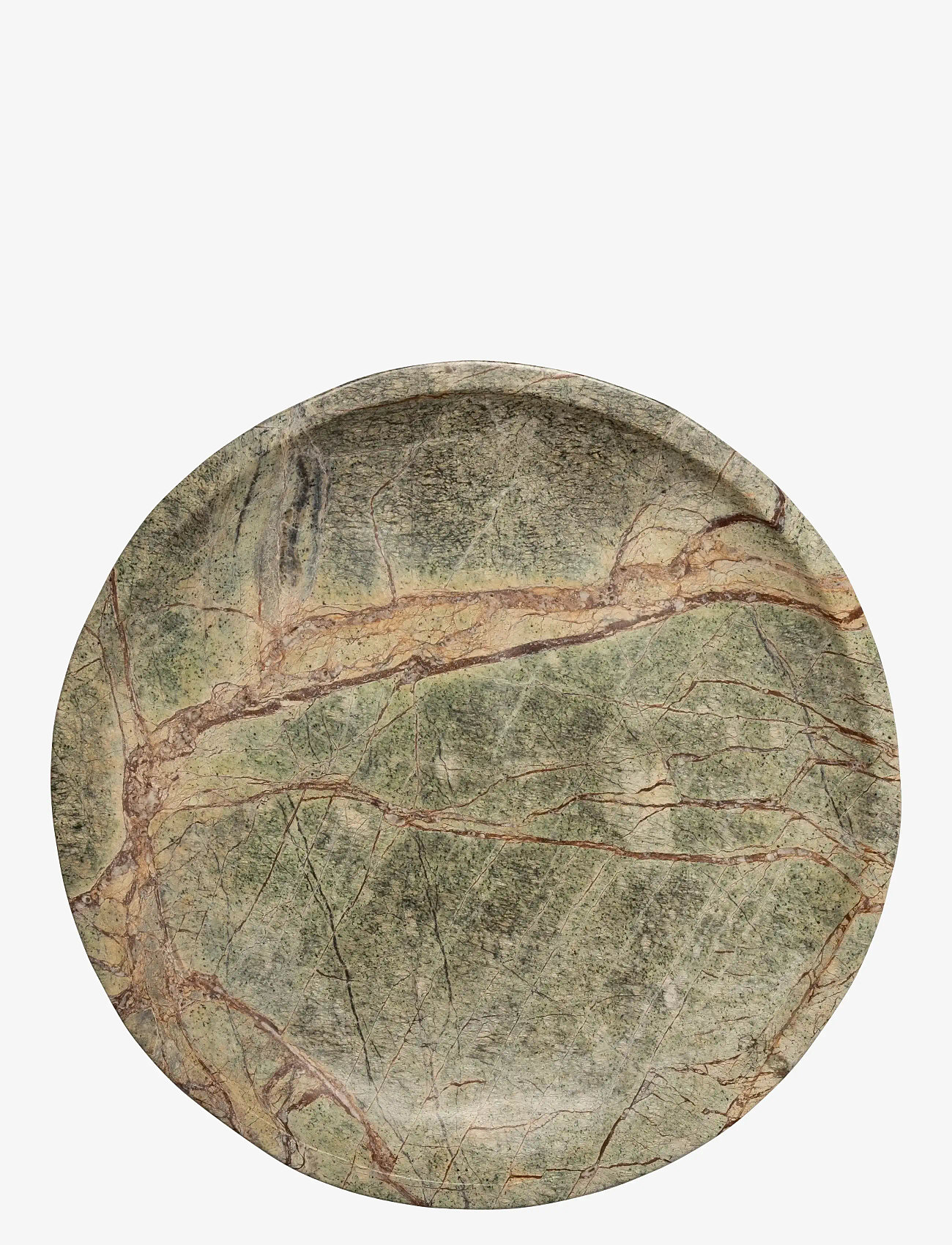 Au Maison - Round Serving bowl - dekorative platter & skåle - forest green - 1