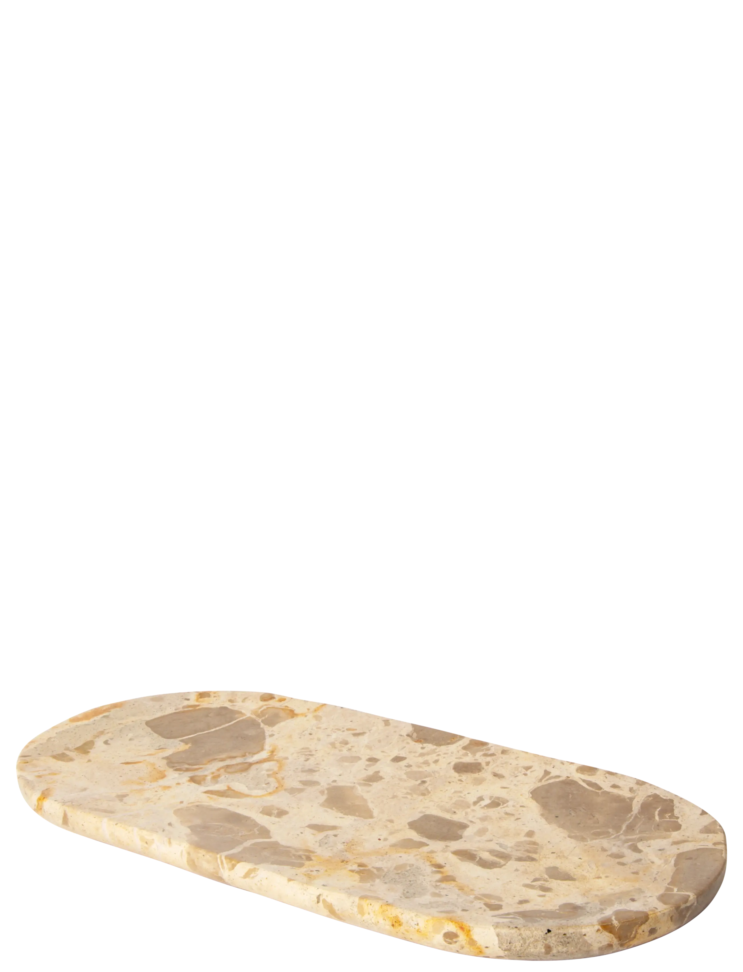 Au Maison Cutting Board Oval, 30X15 cm, Kitchen Tools, Creme - Boards, Homeware