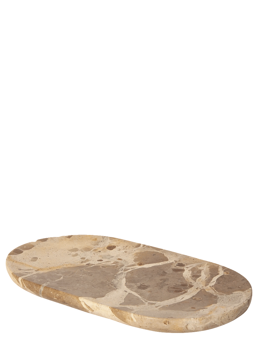 Au Maison - Cutting board oval - die niedrigsten preise - beige - 0