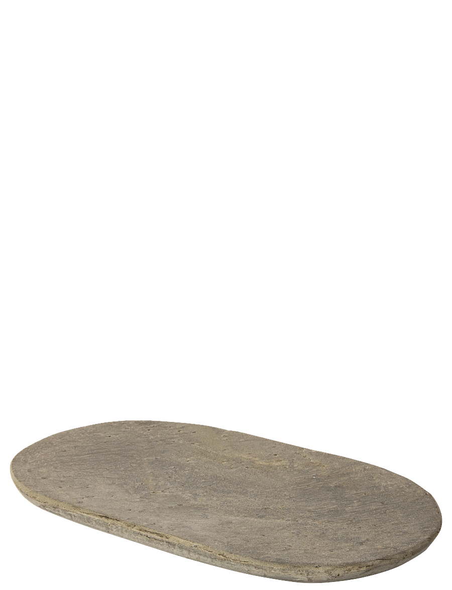 Au Maison - Cutting board oval - die niedrigsten preise - black slate - 0