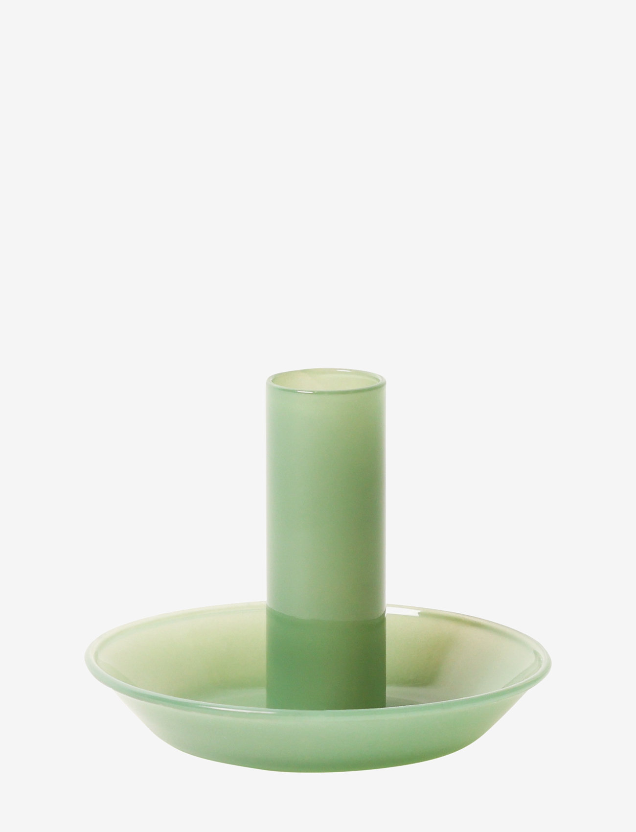 Au Maison - Glass candle holder - light mint - 0