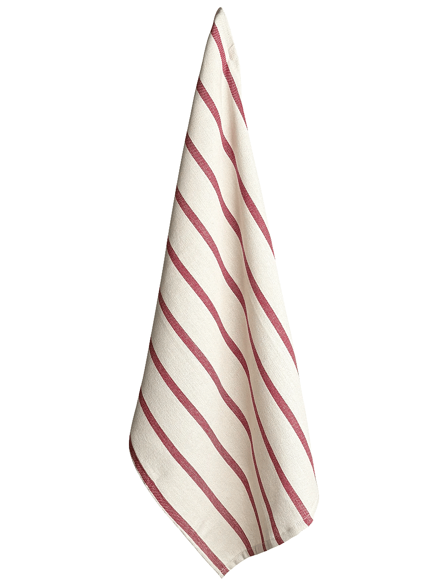 Au Maison - Tea towel - madalaimad hinnad - creme/maroon - 0