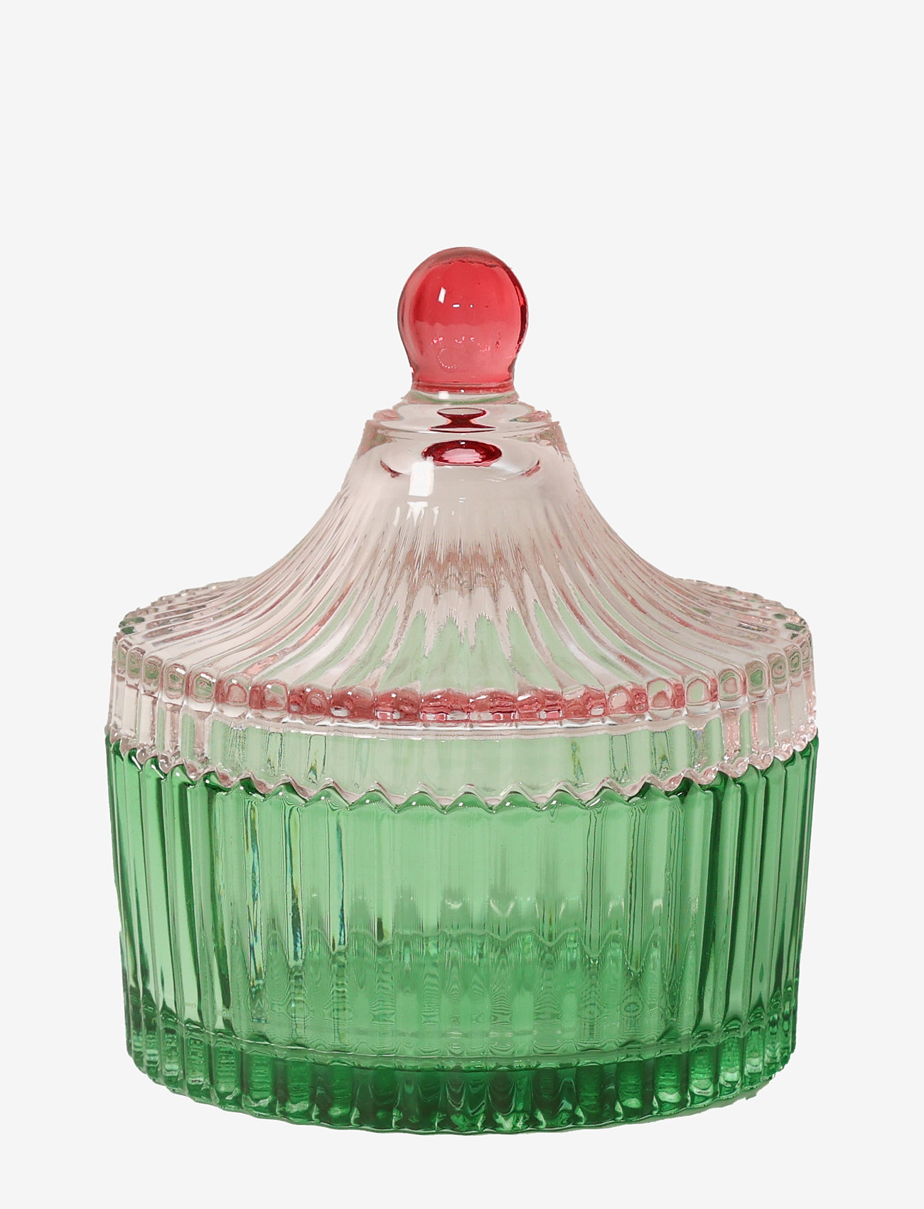 Au Maison - Striped Bonbonniere - green/rose - 0