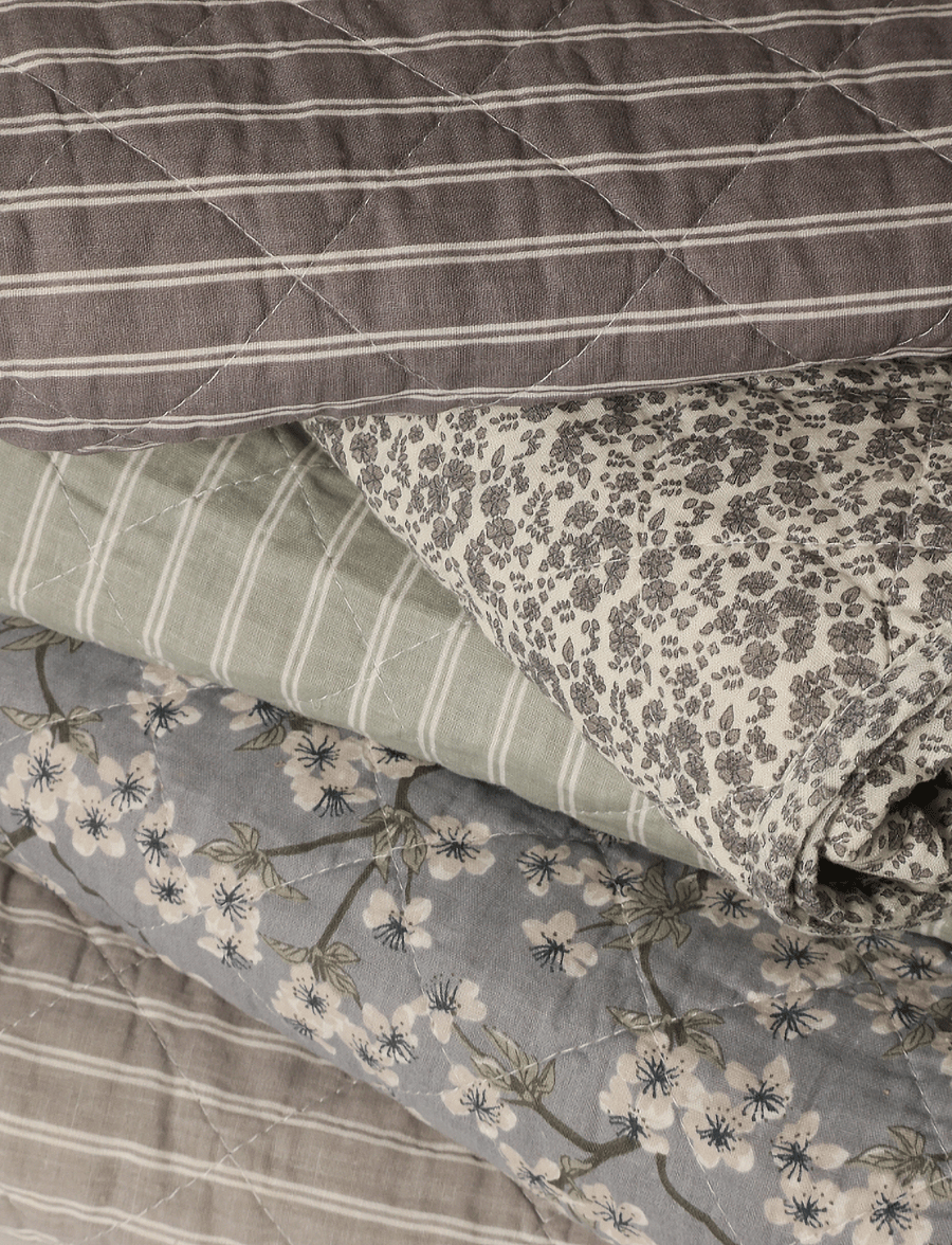 Au Maison - Quilt - decken - charcoal - 0