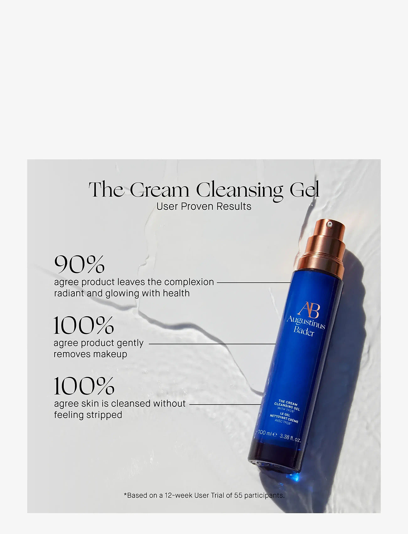 Augustinus Bader - AUG CREAM C GEL 100ML - rengöringsgel - clear - 5