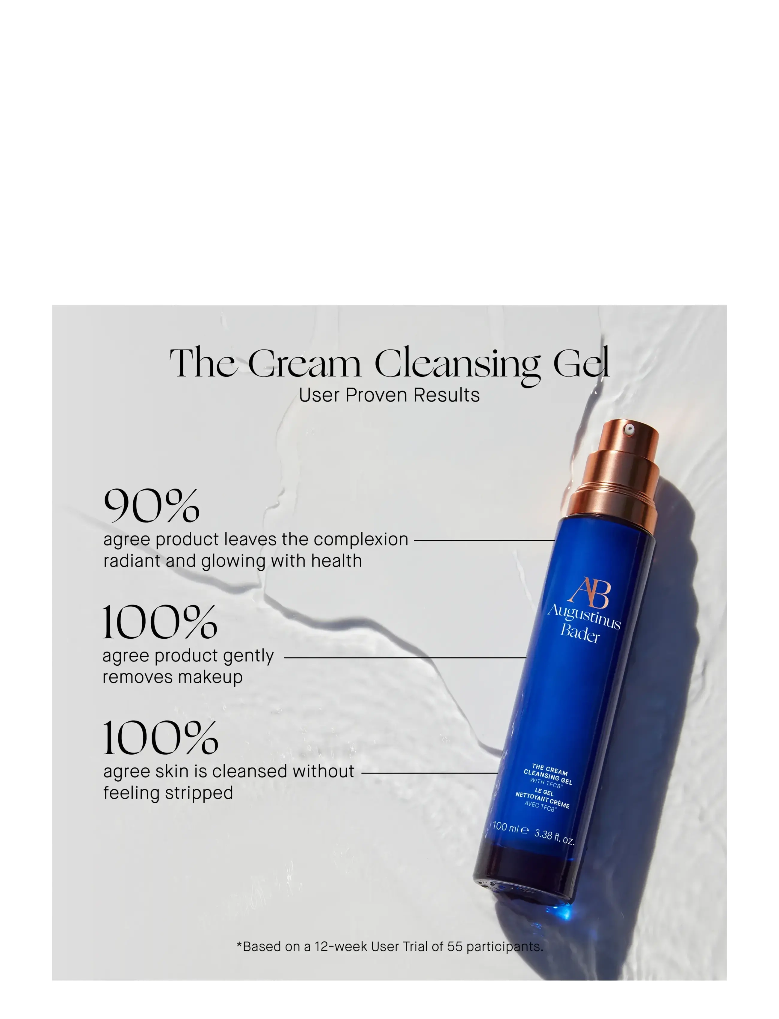 Augustinus Bader - AUG CREAM C GEL 100ML - puhdistusgeelit - clear - 5