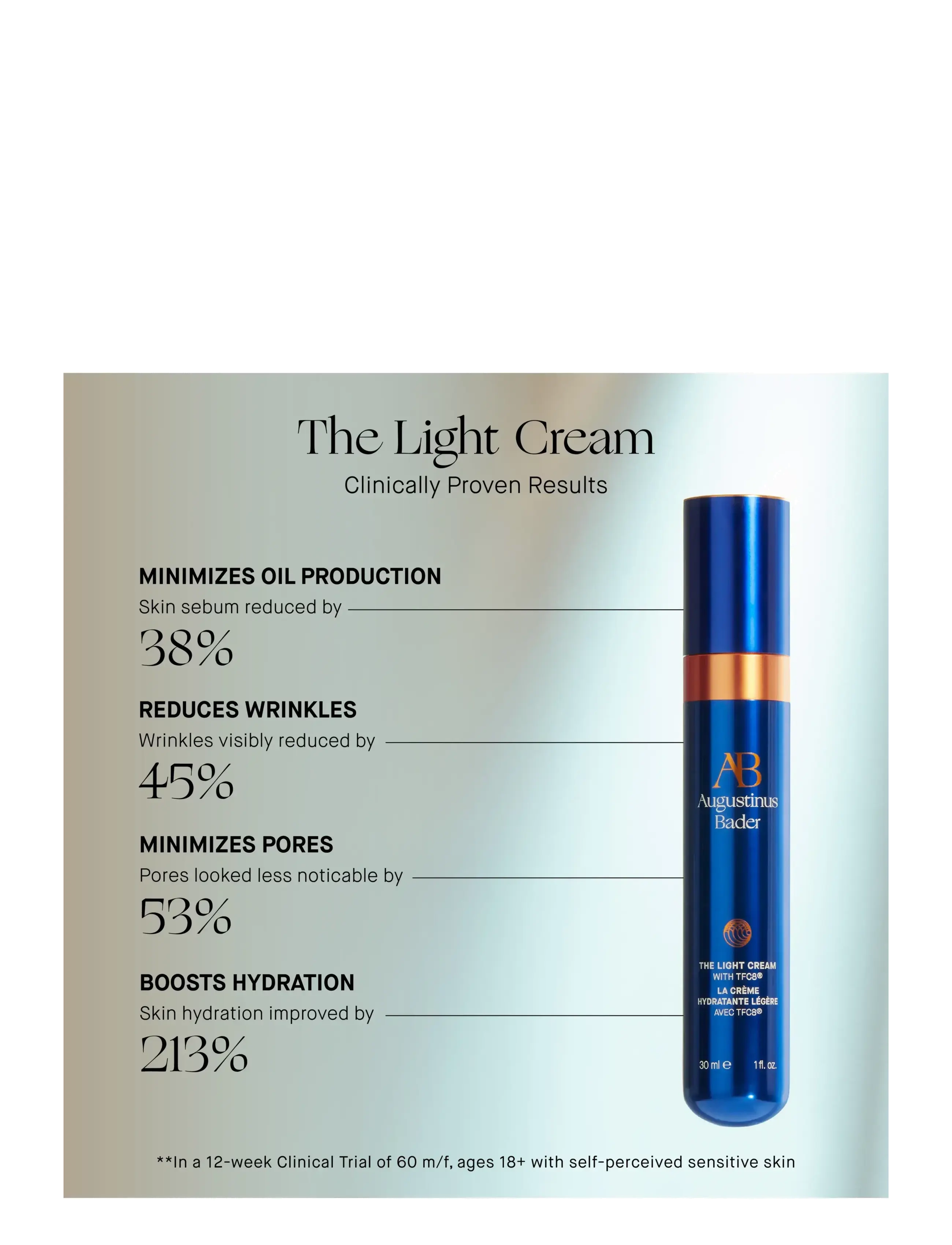 Augustinus Bader - AUG LIGHT CREAM 30ML - dagkräm - clear - 5