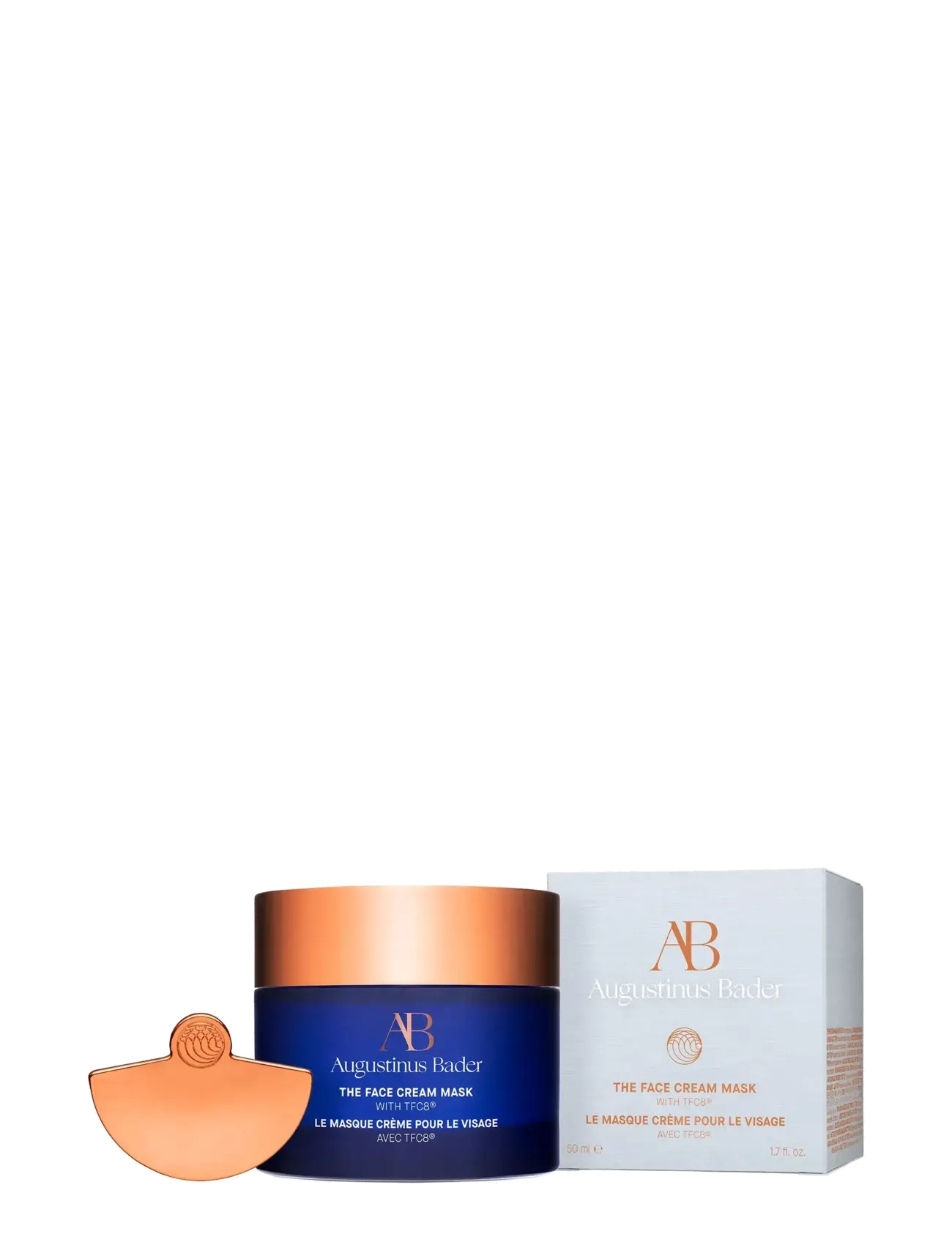 Augustinus Bader - AUG FACE CREAM MASK 50ML - ansigspleje - clear - 2
