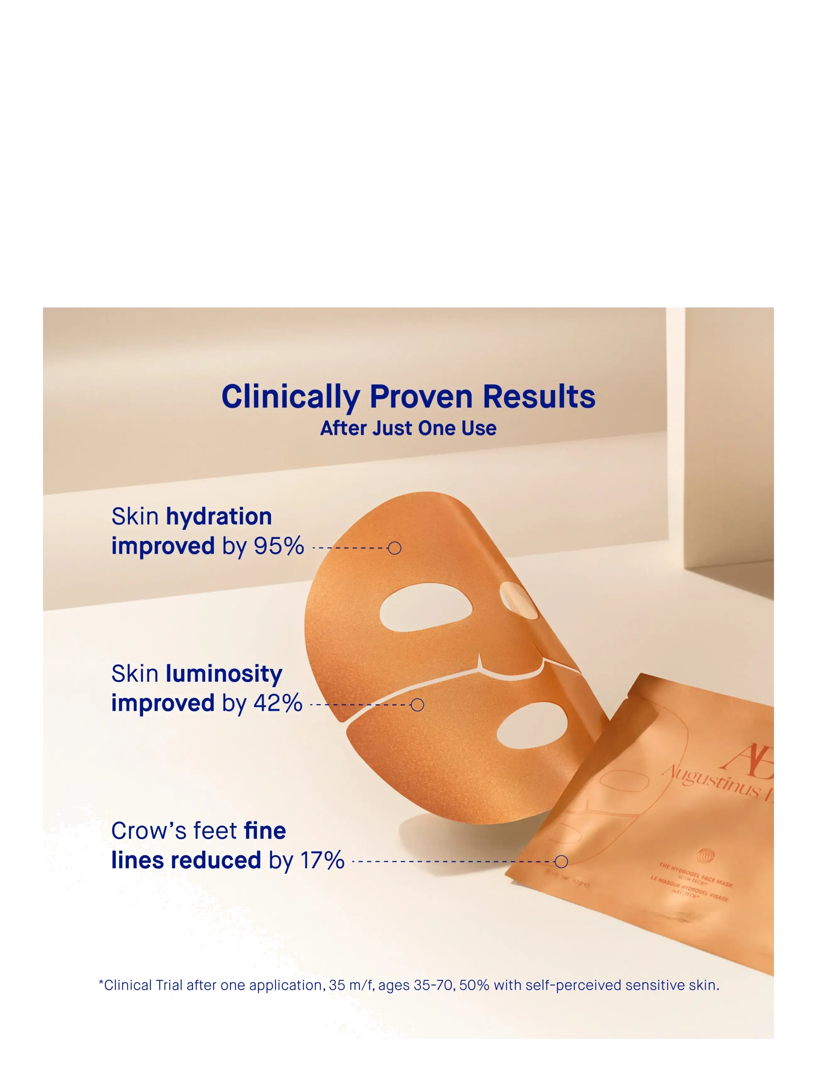 Augustinus Bader - AUG THE HYDROGEL FACEMASK 6PCK - sheet masks - clear - 3