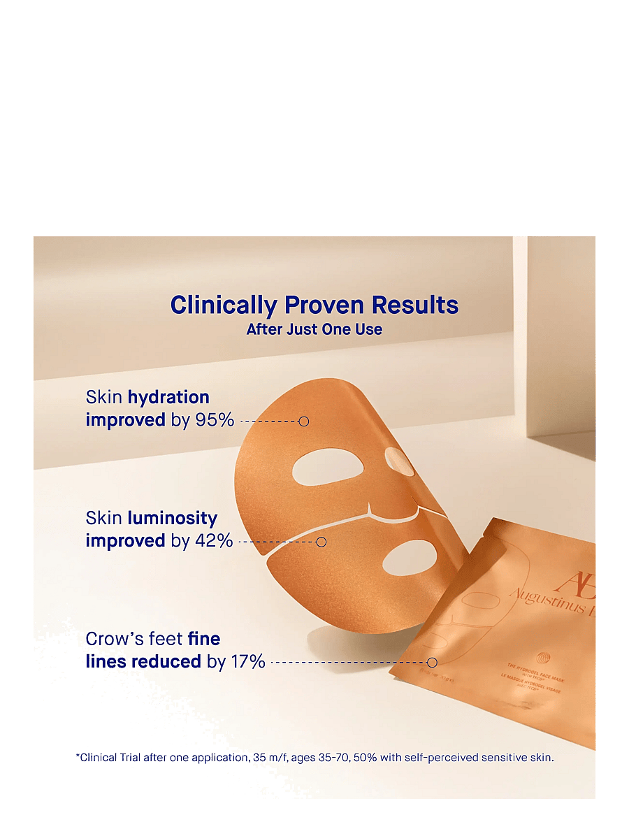 Augustinus Bader - AUG THE HYDROGEL FACEMASK 6PCK - sheet masks - clear - 3