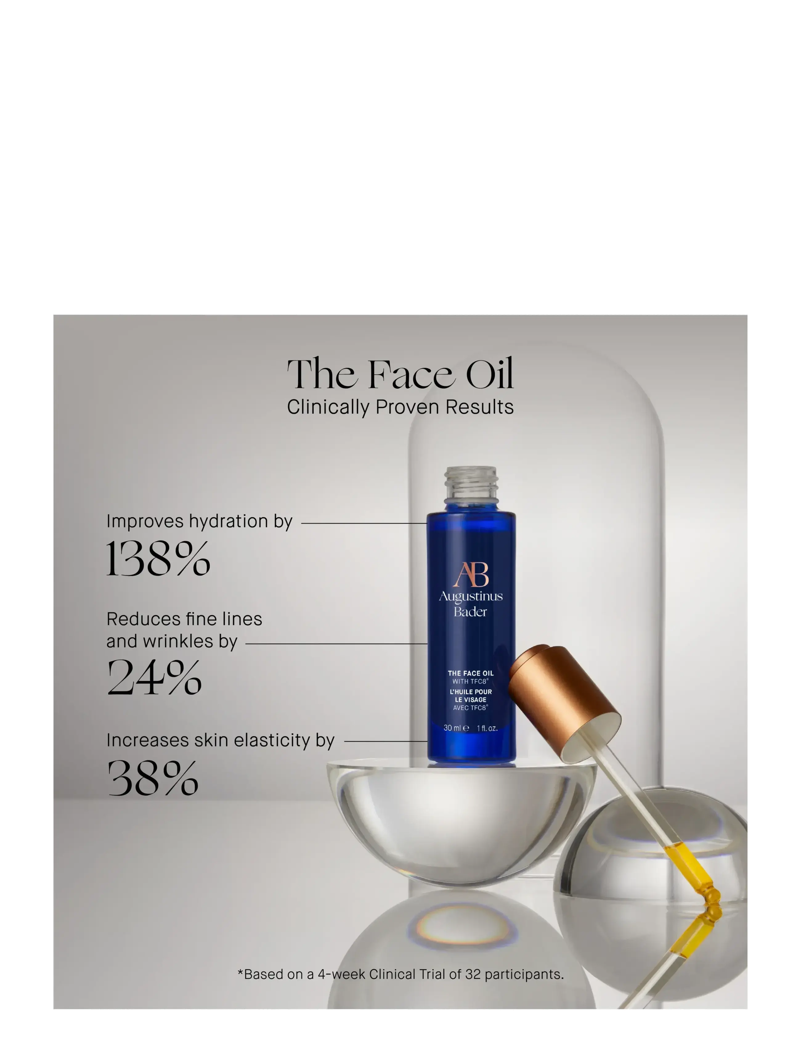 Augustinus Bader - AUG THE FACE OIL 10ML - rejsestørrelser & kits  - clear - 5