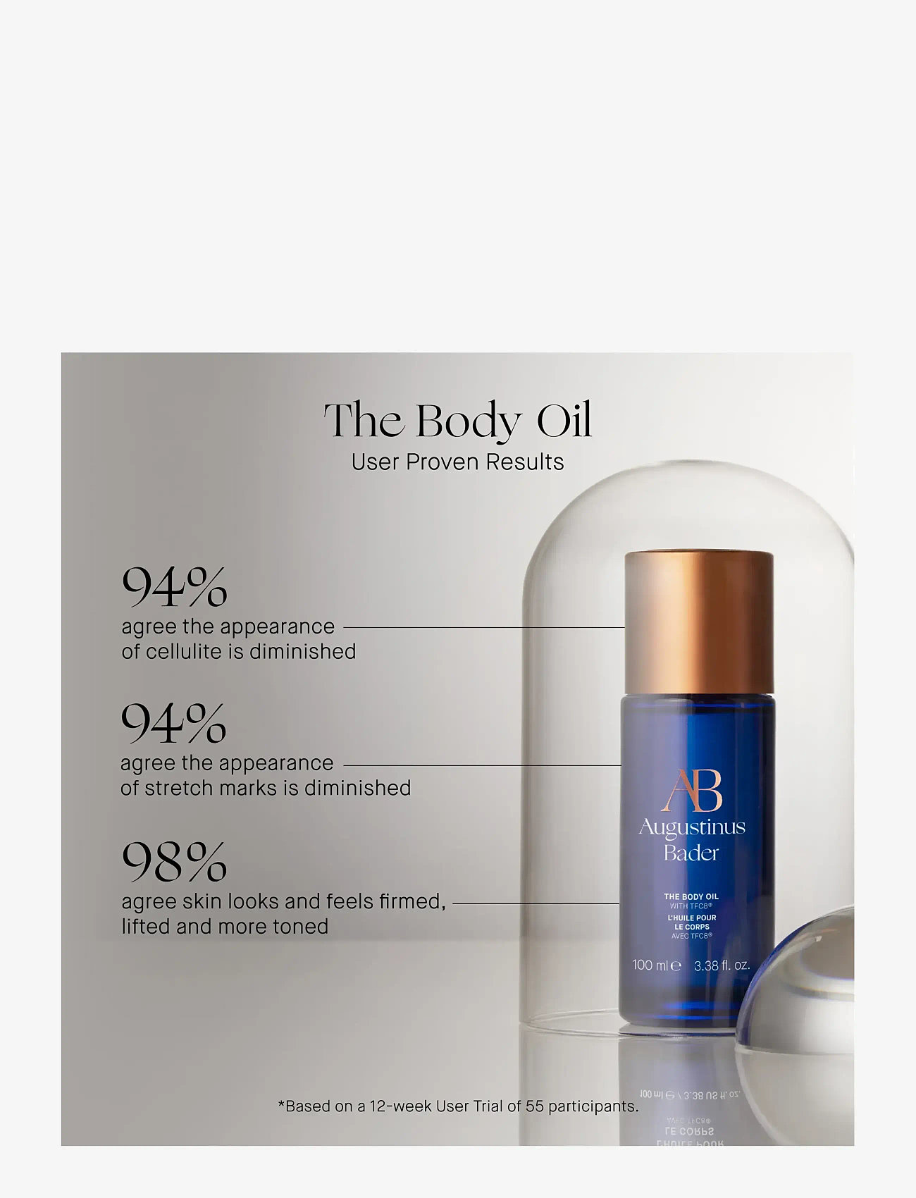 Augustinus Bader - AUG BODY OIL 100ML - kropsolier - clear - 5