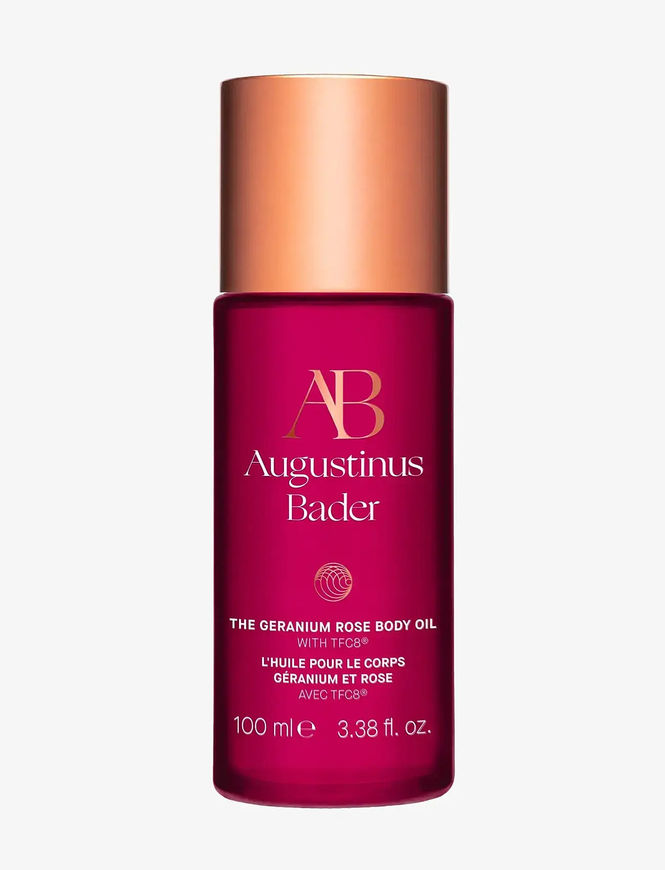Augustinus Bader - AUG GERANIUM ROSE BODYOIL100ML - resestorlekar & kits - clear - 1