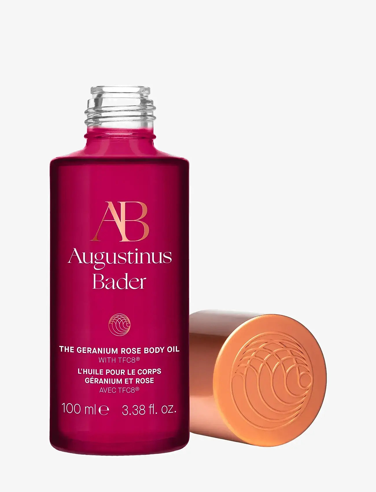 Augustinus Bader - AUG GERANIUM ROSE BODYOIL100ML - resestorlekar & kits - clear - 2