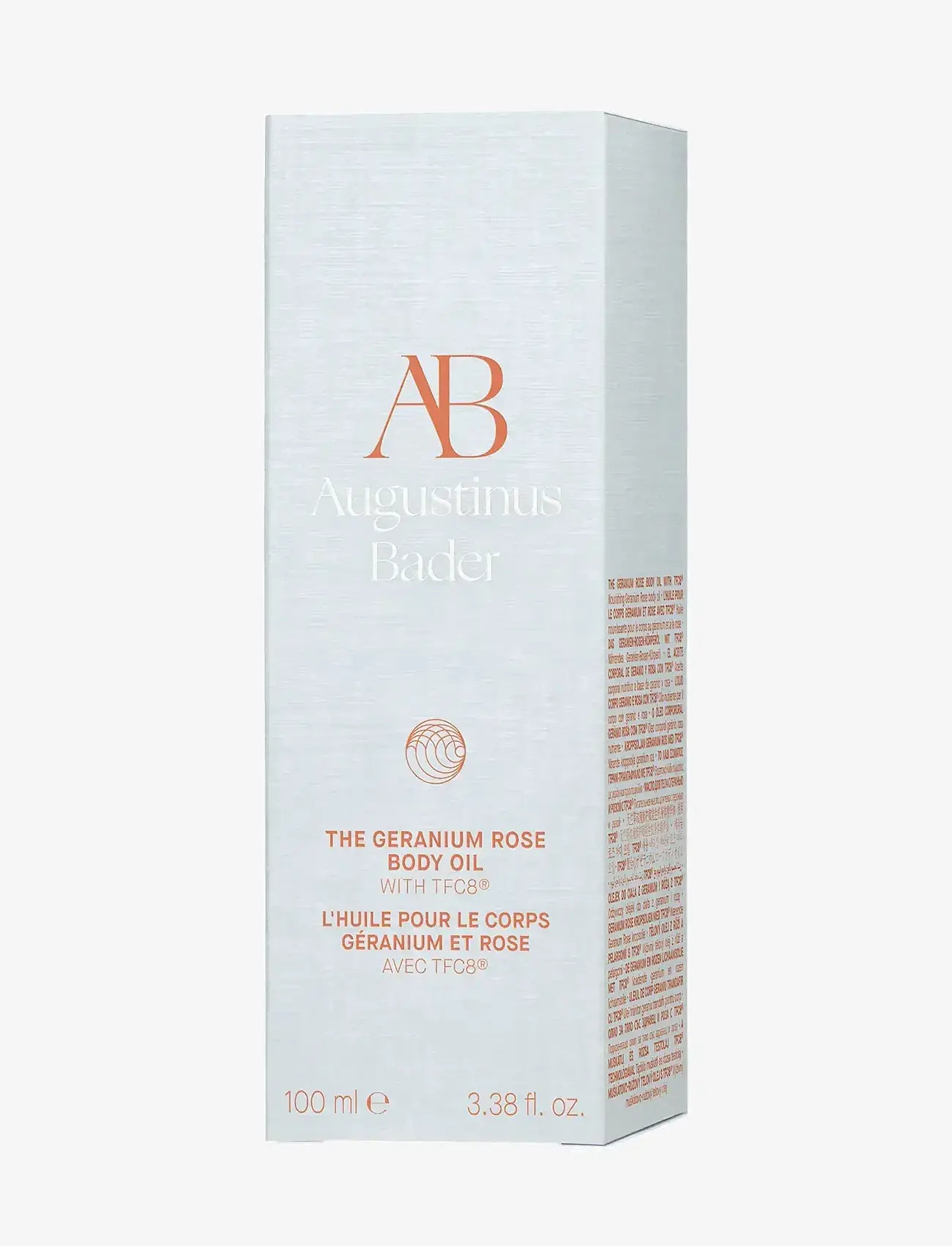 Augustinus Bader - AUG GERANIUM ROSE BODYOIL100ML - resestorlekar & kits - clear - 5