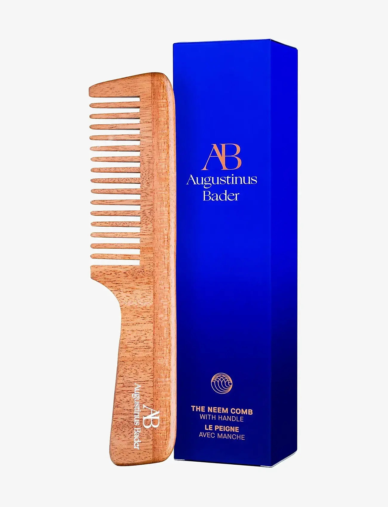 Augustinus Bader - AUG NEEM COMB WITH HANDLE - combs - clear - 1