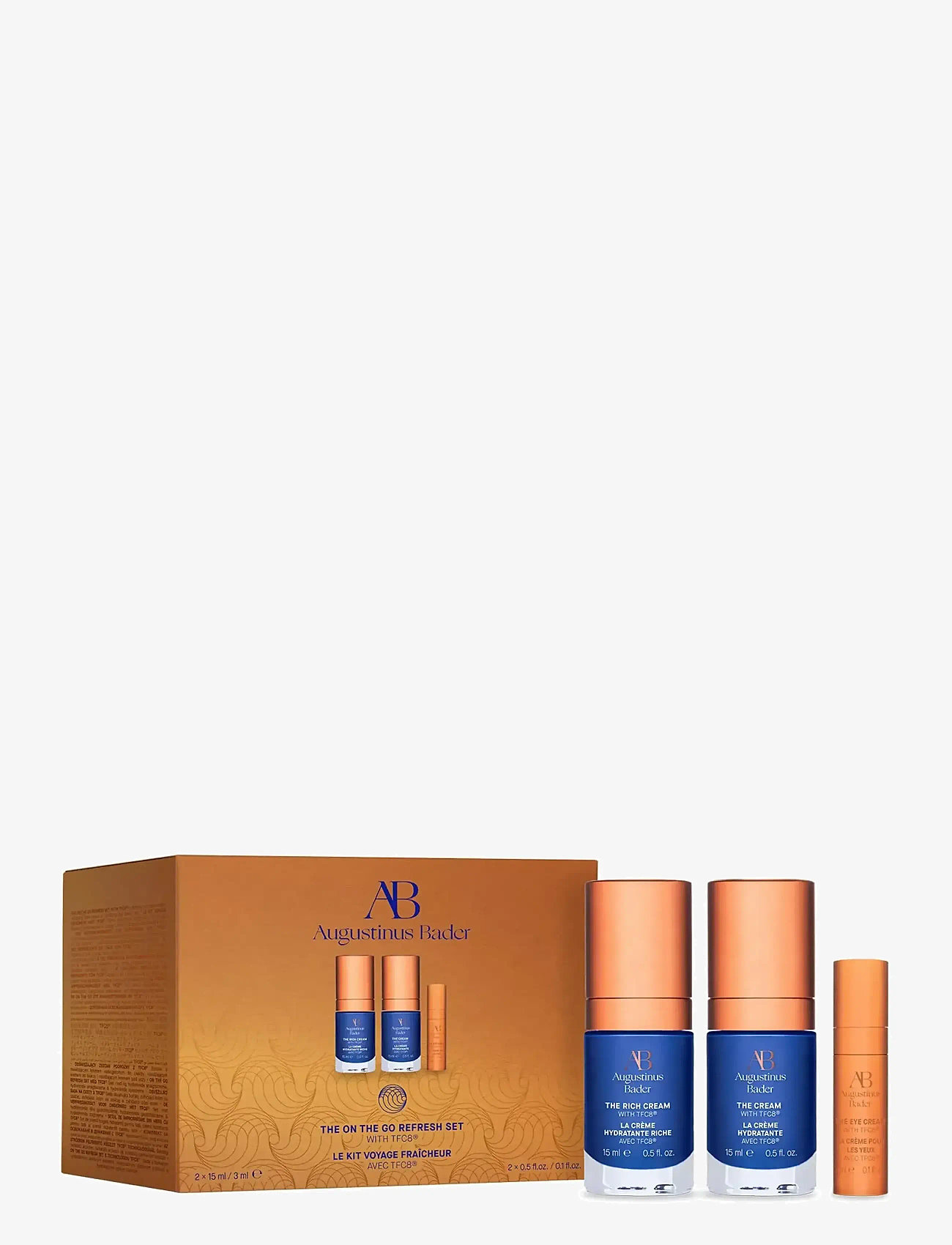 Augustinus Bader - AUG ON THE GO REFRESH SET - gåvoset - clear - 0