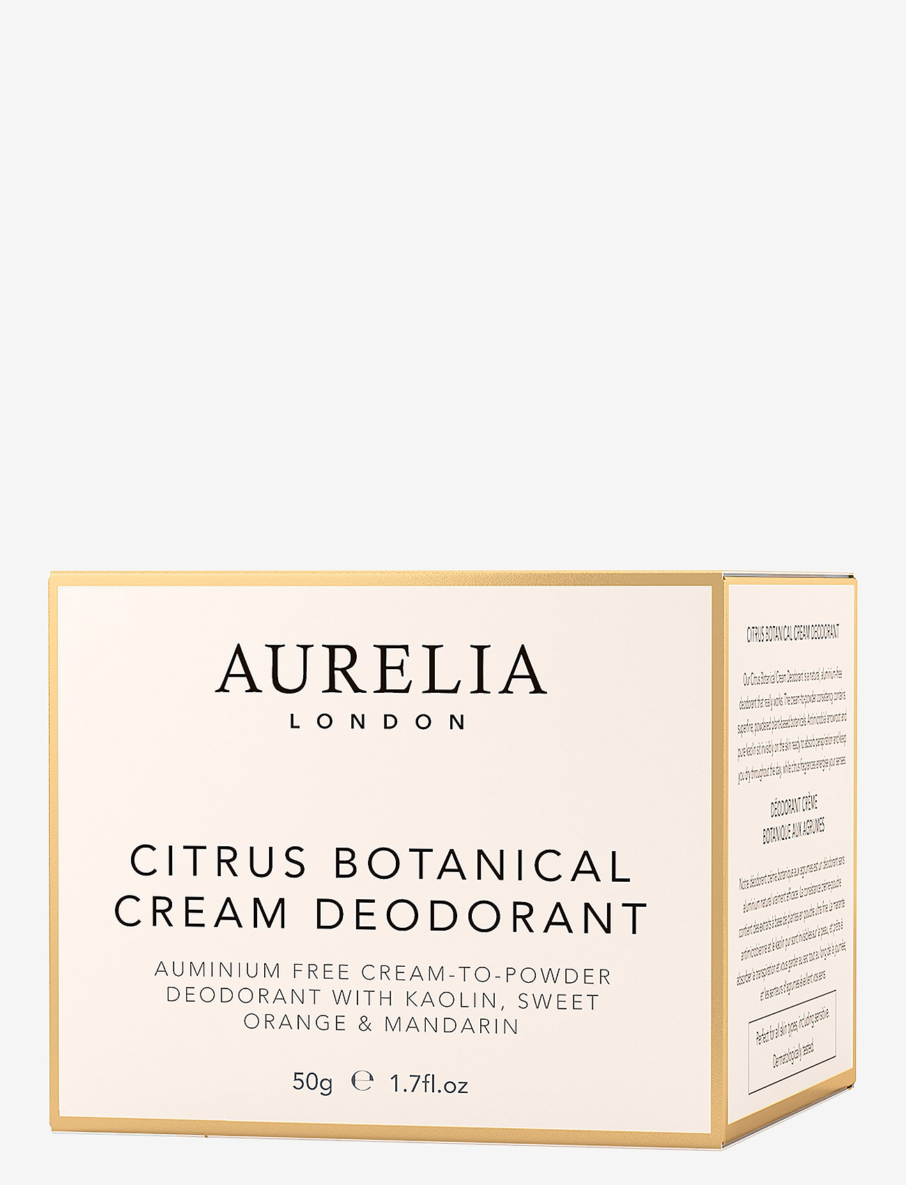 Aurelia Probiotic Skincare - Citrus Botanical Cream Deodorant 50g - clear - 1