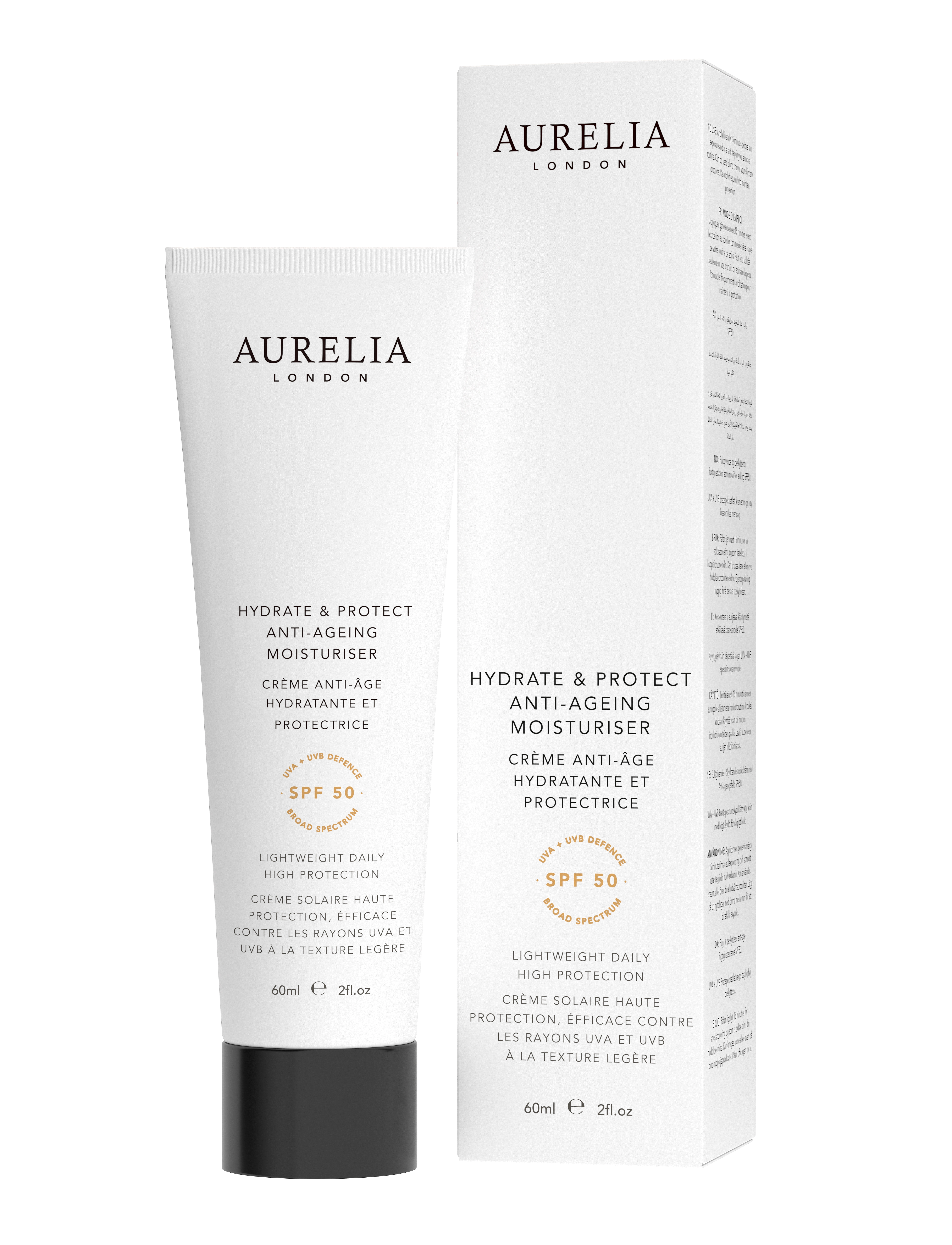 Aurelia Probiotic Skincare Hydrate and Protect Anti-Ageing SPF 50 60ml - Hudvård - NO COLOR / undefined