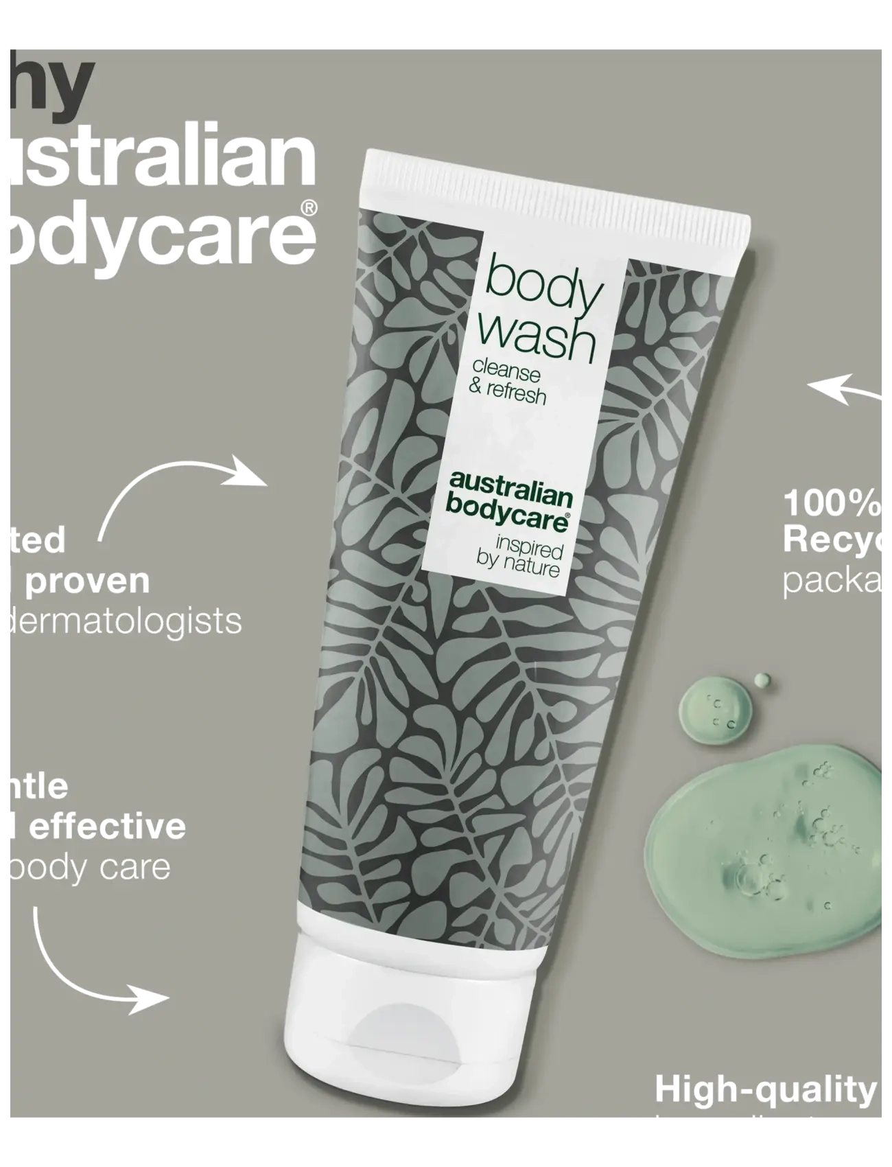 Australian Bodycare - Body Wash 200 ml - suihkugeelit ja öljyt - clear - 3