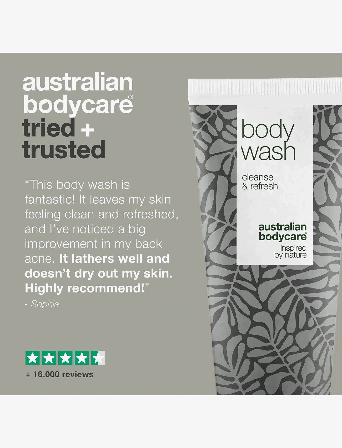 Australian Bodycare - Body Wash 200 ml - sturtugel og olíur - clear - 4
