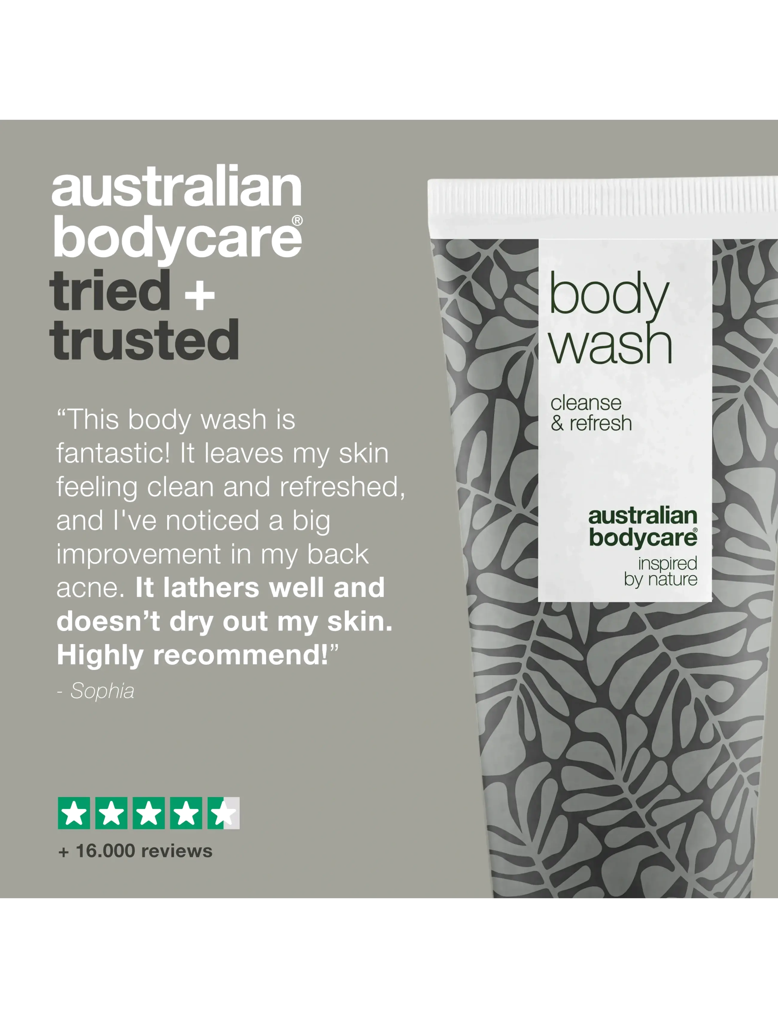 Australian Bodycare - Body Wash 200 ml - suihkugeelit ja öljyt - clear - 4
