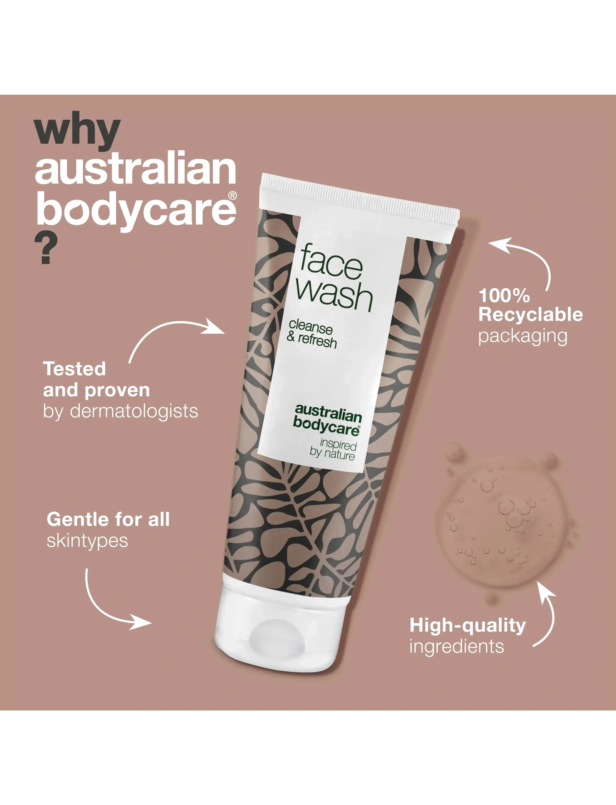 Australian Bodycare - Face Wash 100 ml - veido prausiklis - clear - 3