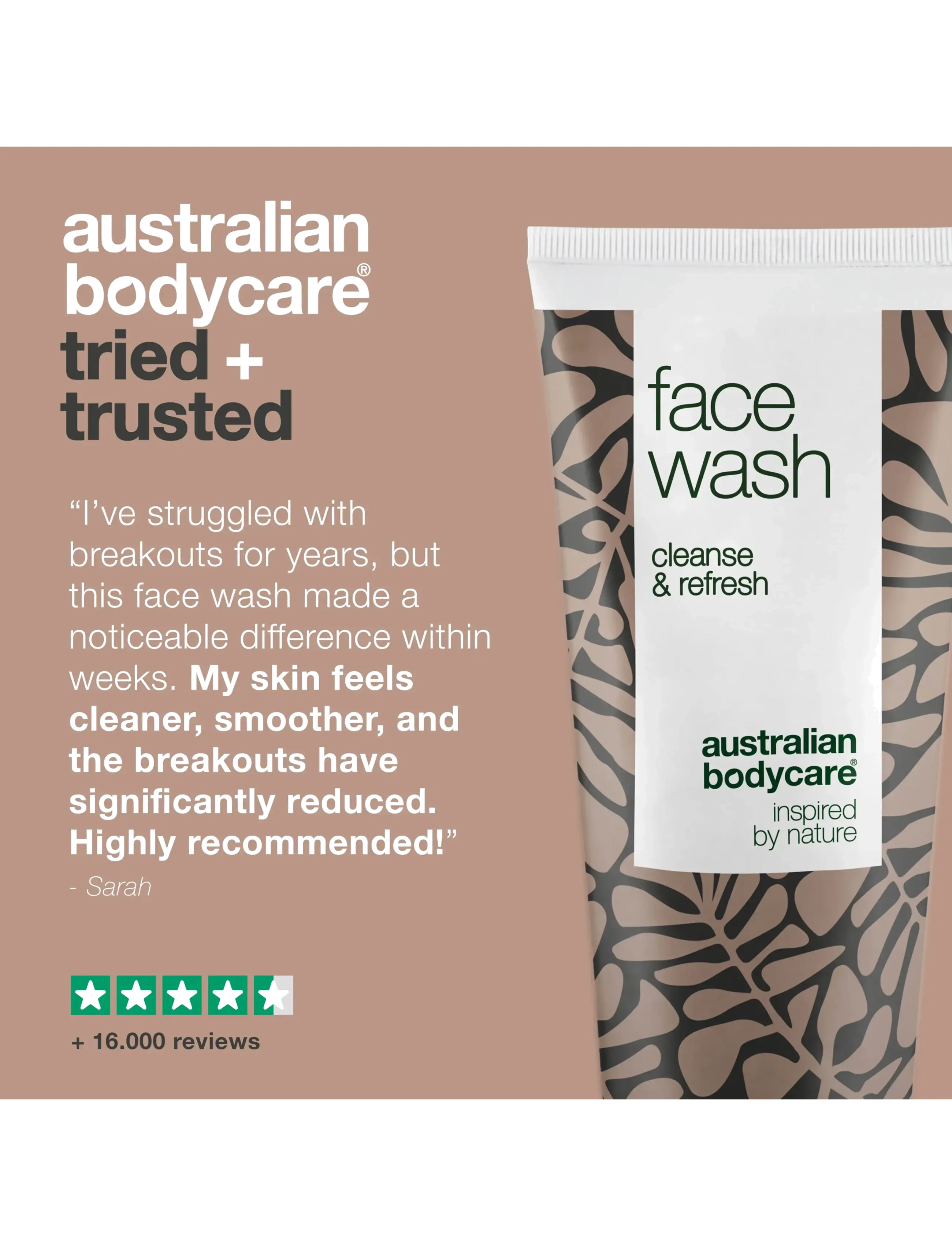 Australian Bodycare - Face Wash 100 ml - veido prausiklis - clear - 4