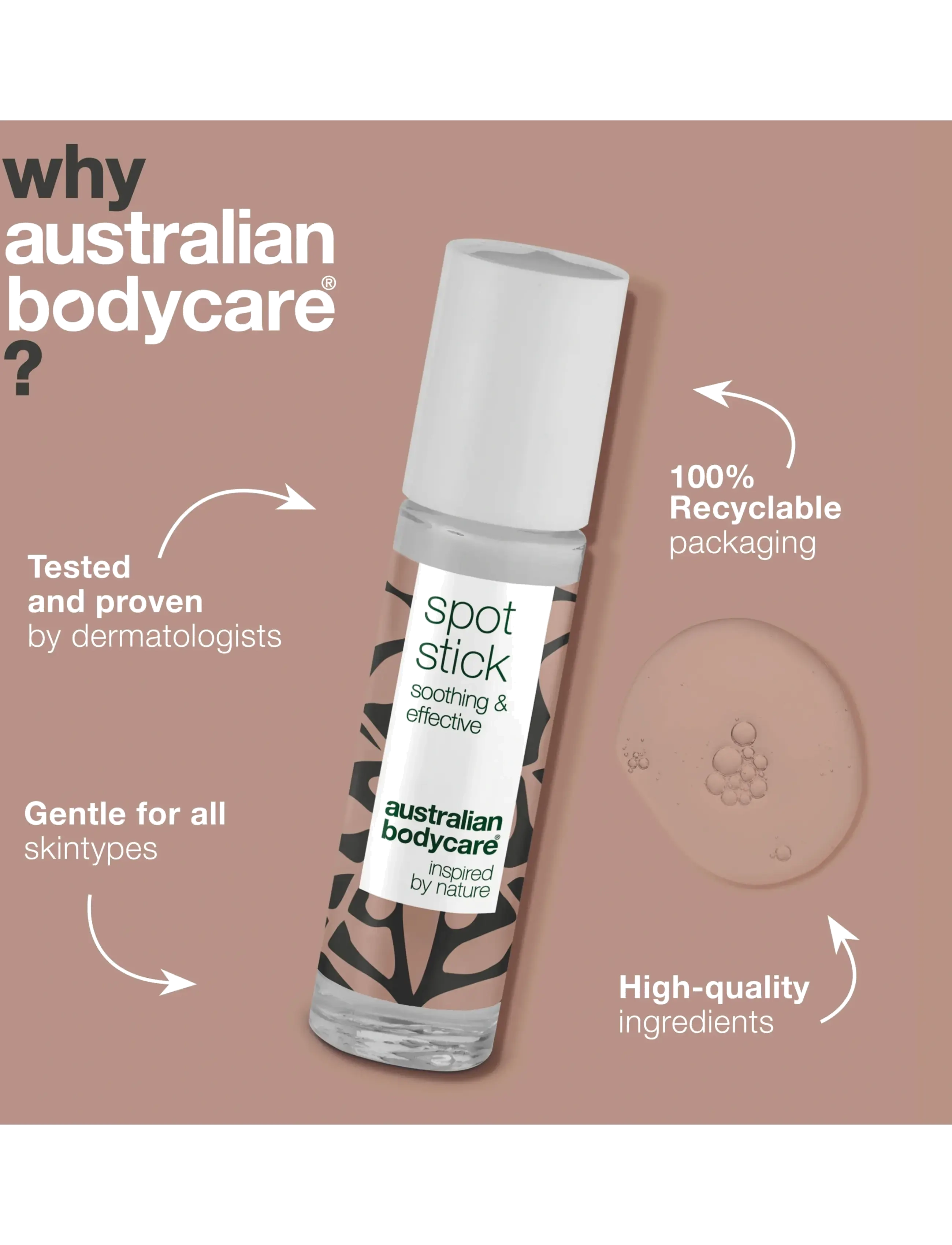 Australian Bodycare - Spot Stick for blemishes and pimples - 9 ml - spotbehandlinger - no color - 4