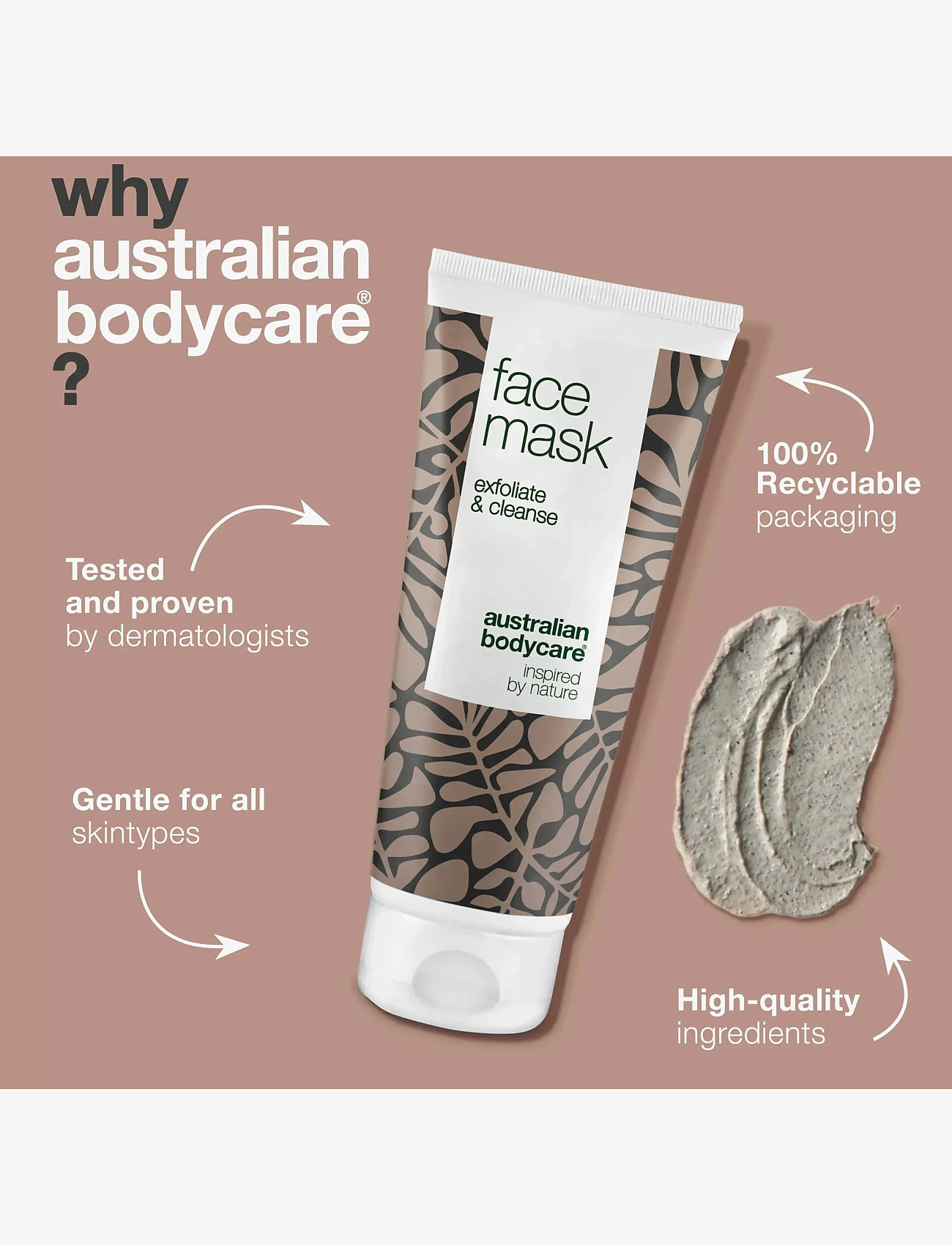Australian Bodycare - Face Mask for pimples & blackheads - 100 ml - peeling masker - no color - 4