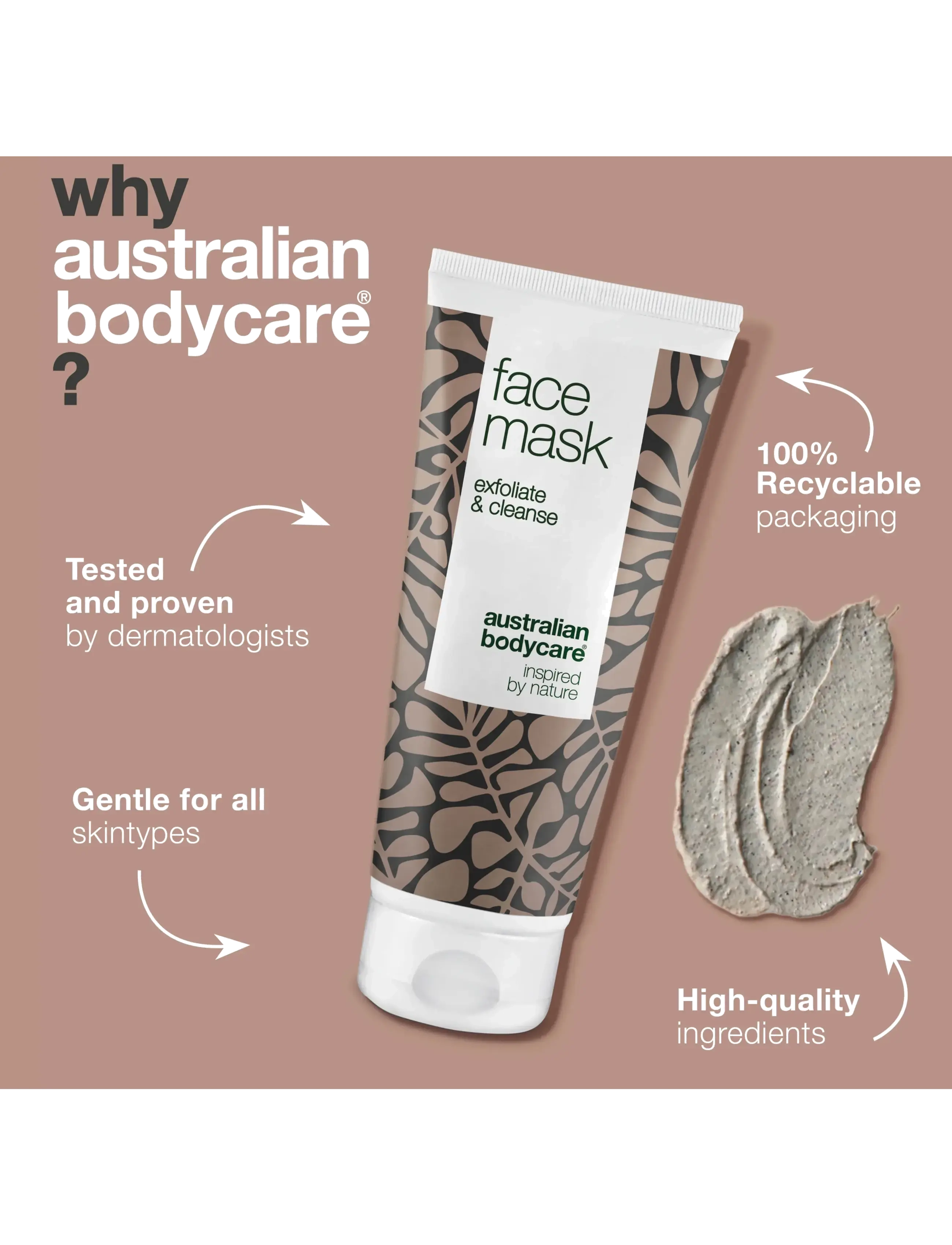 Australian Bodycare - Face Mask for pimples & blackheads - 100 ml - peeling masker - no color - 4