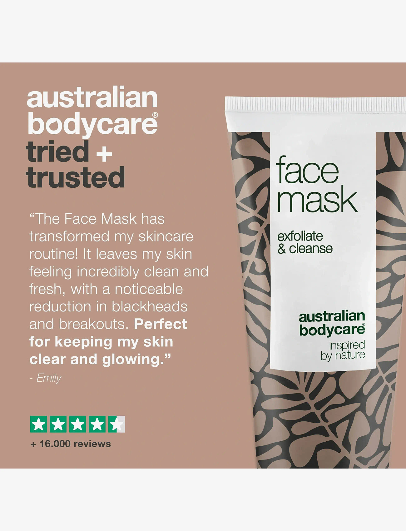 Australian Bodycare - Face Mask for pimples & blackheads - 100 ml - peeling masker - no color - 5